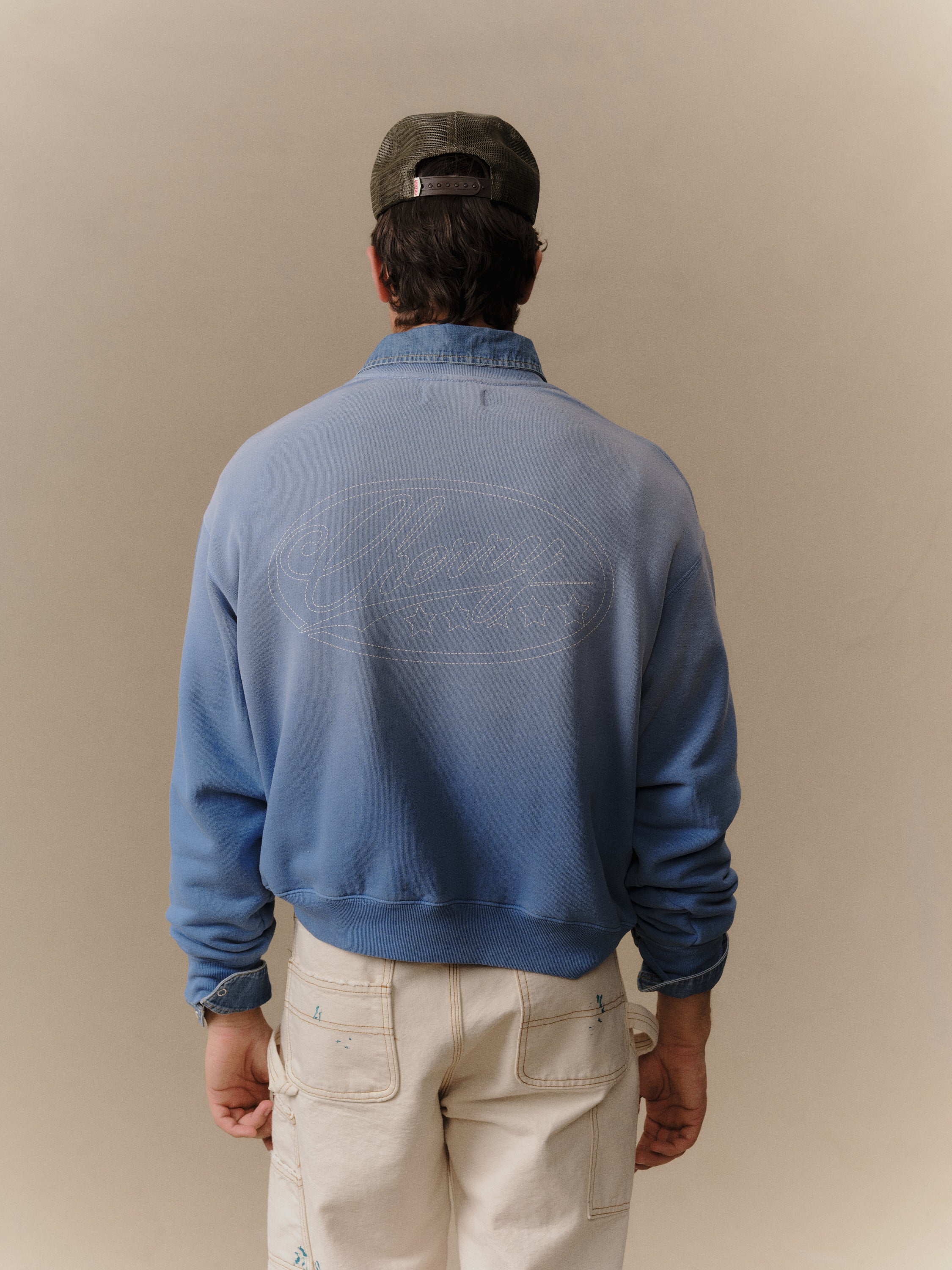 1 Star Crewneck (Steel Blue) - Image 4