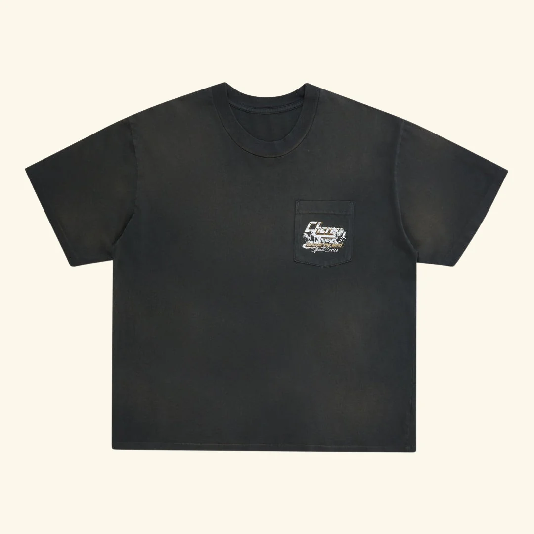 Against The Wind Pocket T-Shirt
