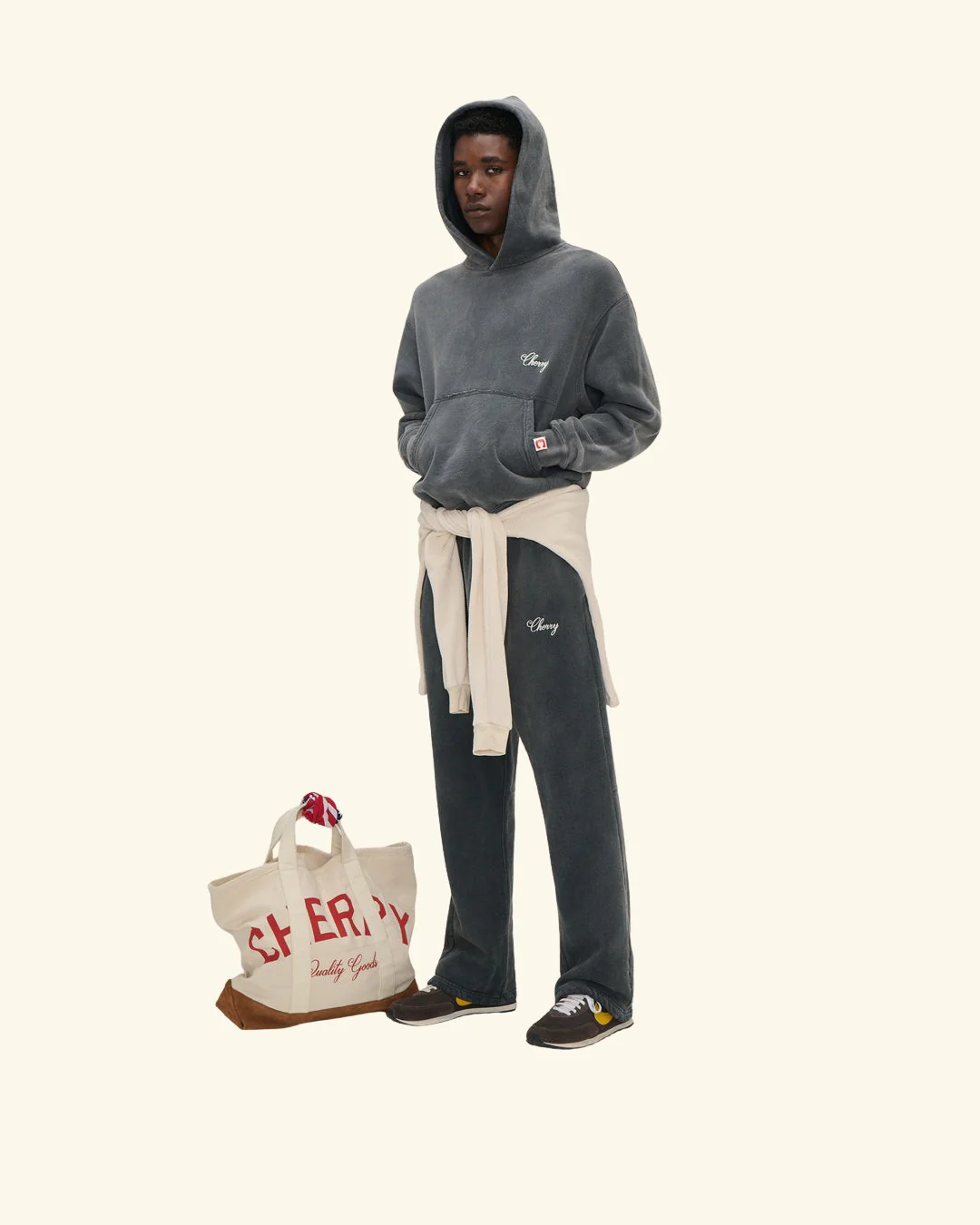 American Classic Hoodie (Sun Faded Black) - Image 3