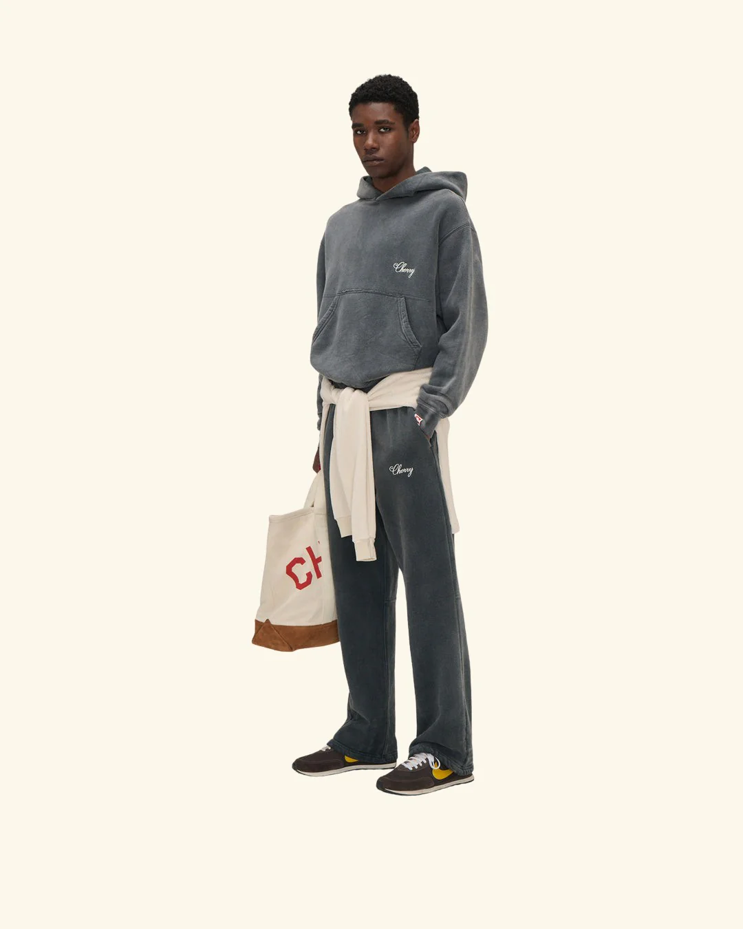 American Classic Hoodie (Sun Faded Black) - Image 4