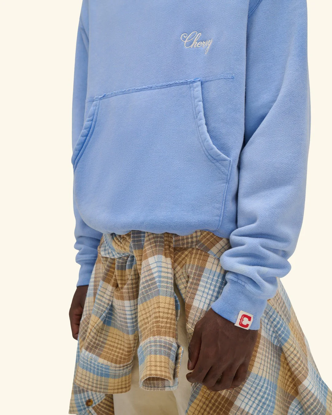 American Classic Hoodie (Sun Faded Blue) - Image 5