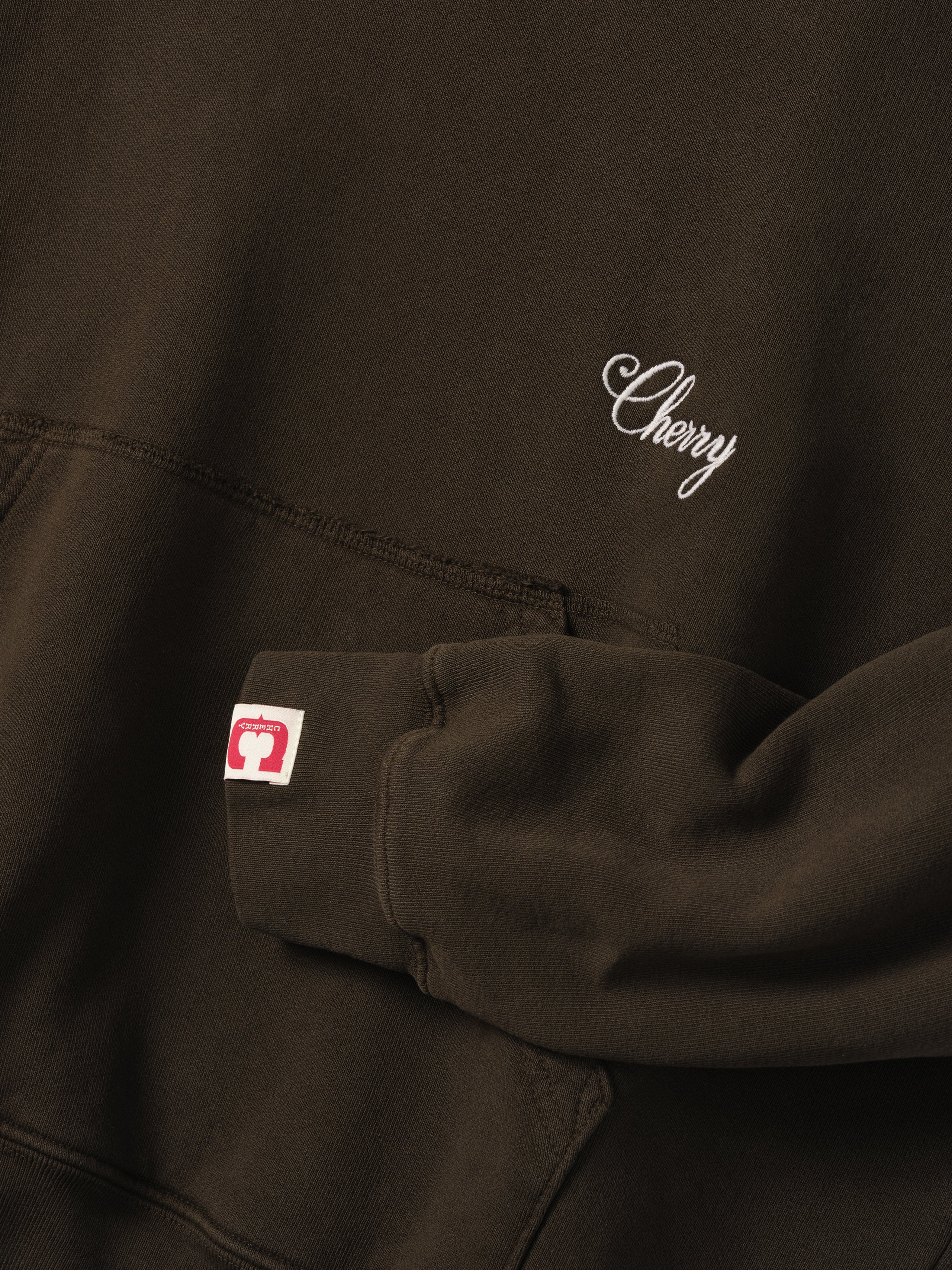 American Classic Pullover Hoodie (Chocolate) - Image 7