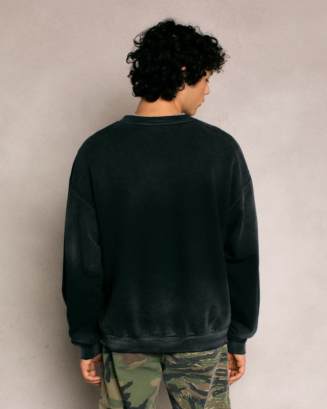 American Garments Crewneck (Vintage Black) - Image 3