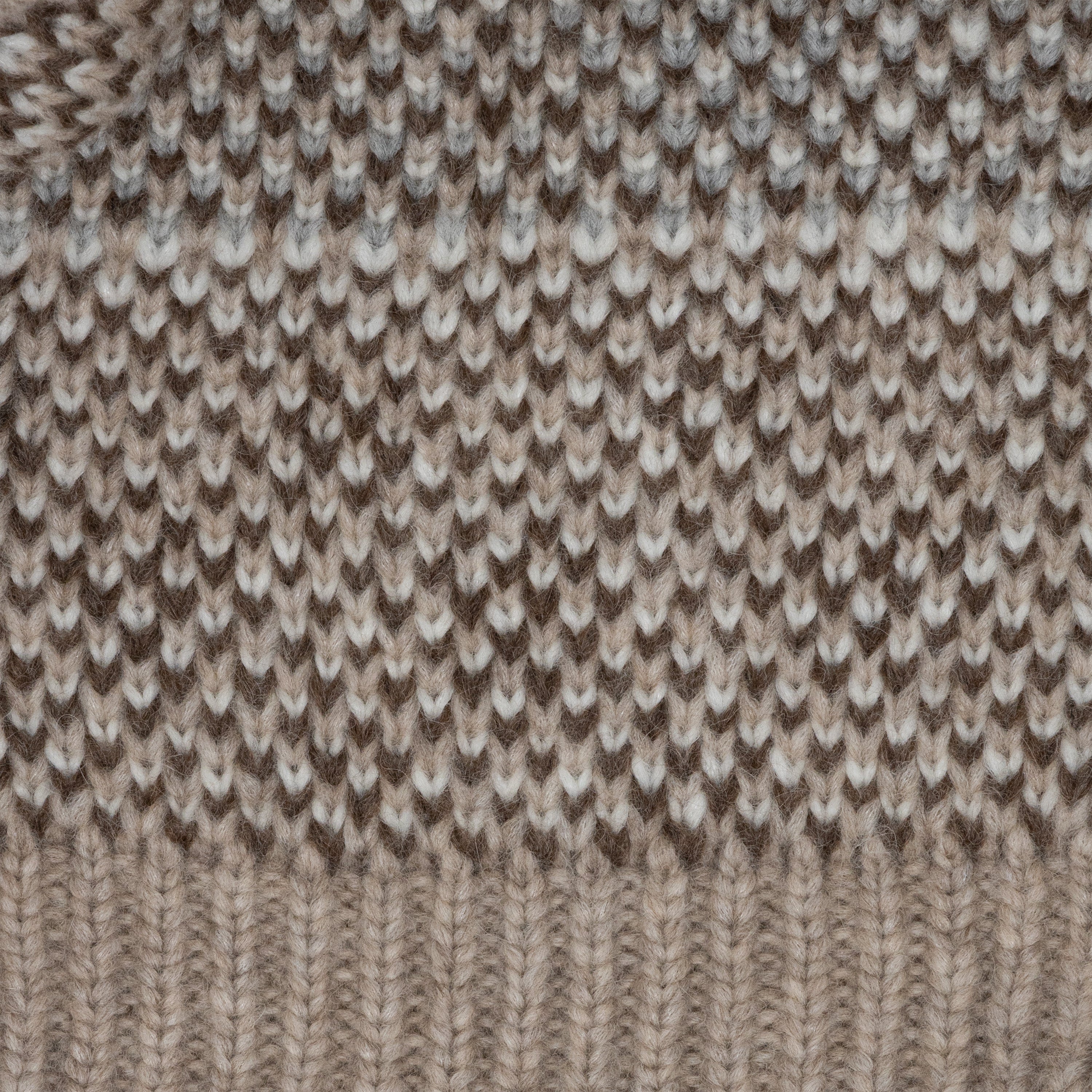 Baby Alpaca Knitted Sweater (Beige) - Image 4