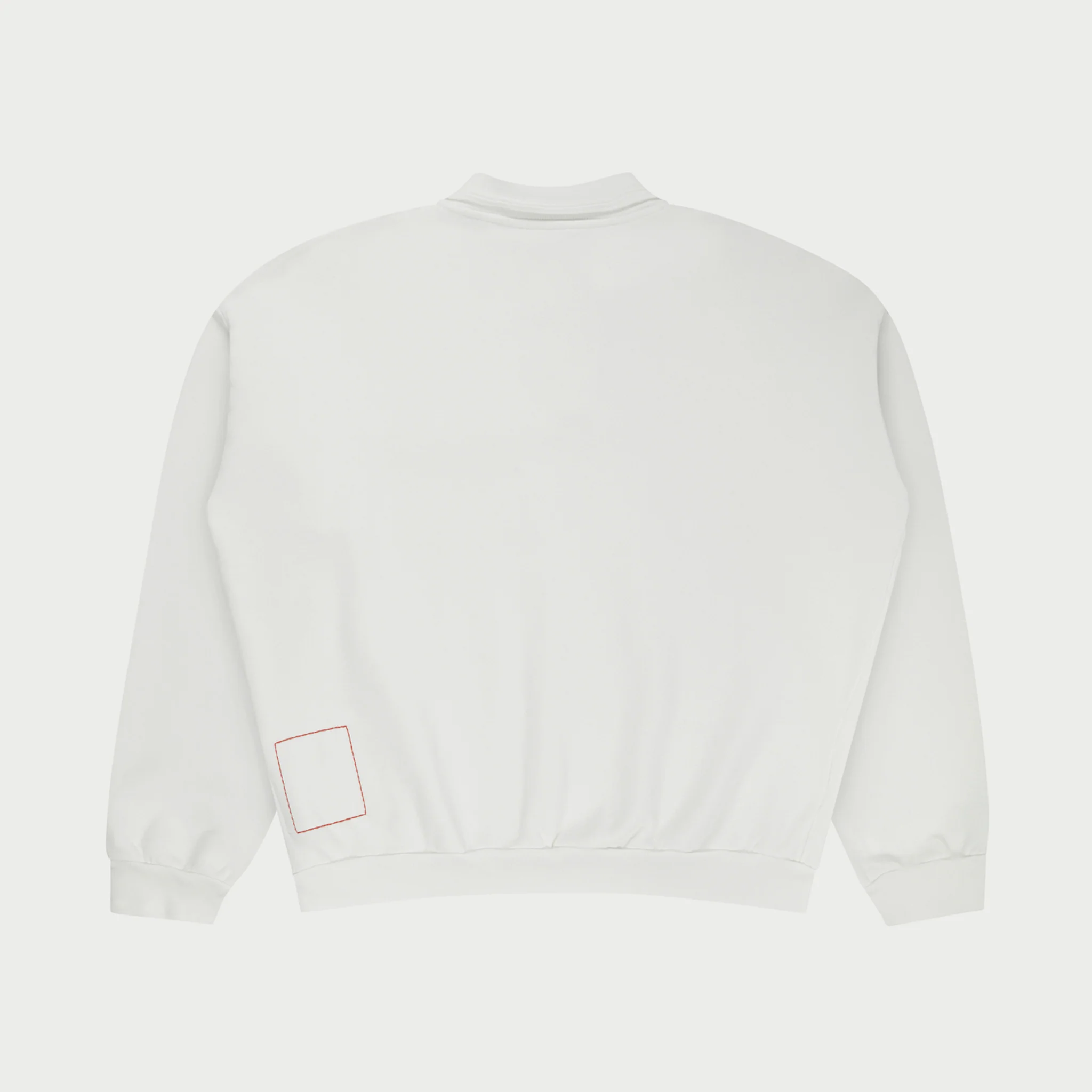 Basic L/S Polo Fleece (White) - Image 2