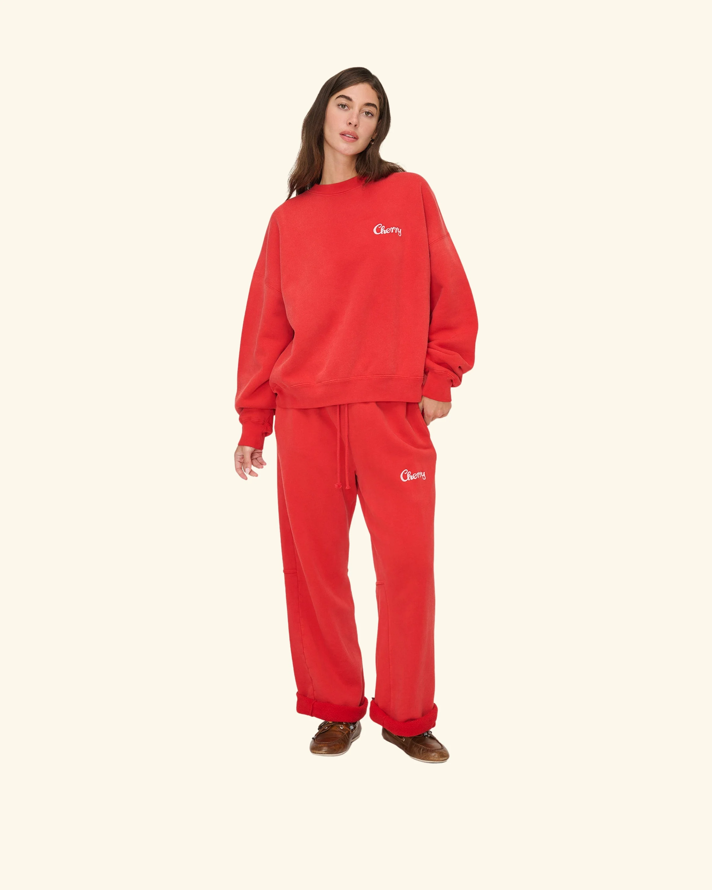Best Quality Crewneck (Sun Faded Red) - Image 3