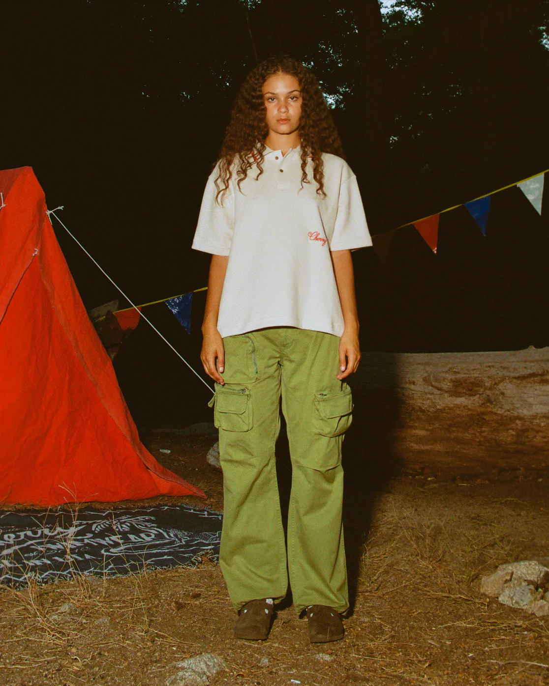 Boxy Polo (Cream) - Image 6