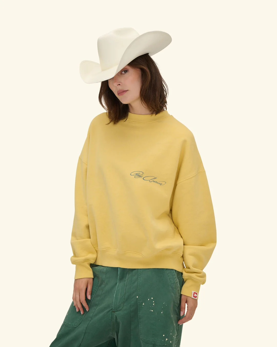 Cherry American Crewneck (Butter) - Image 5