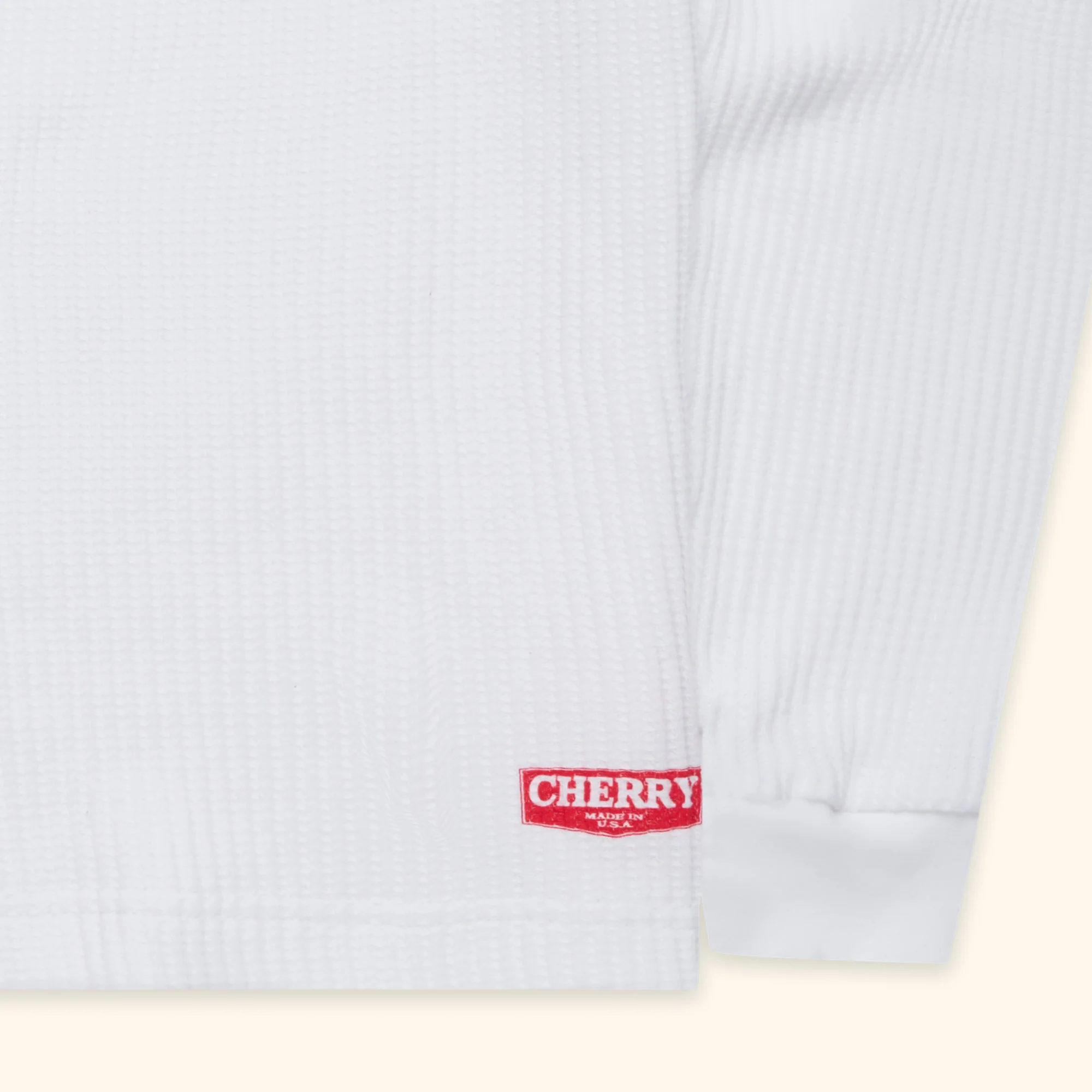 Chevron Classic Henley Thermal (Optic White) - Image 5