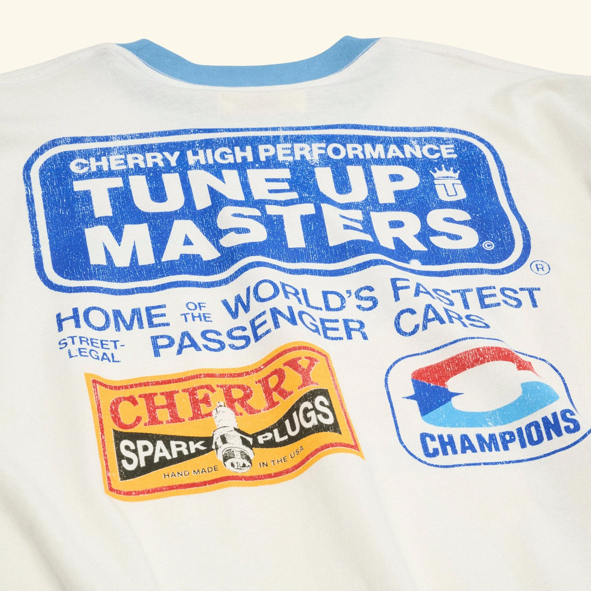Cherry Nationals Boxy Tee (White/Blue) - Image 6
