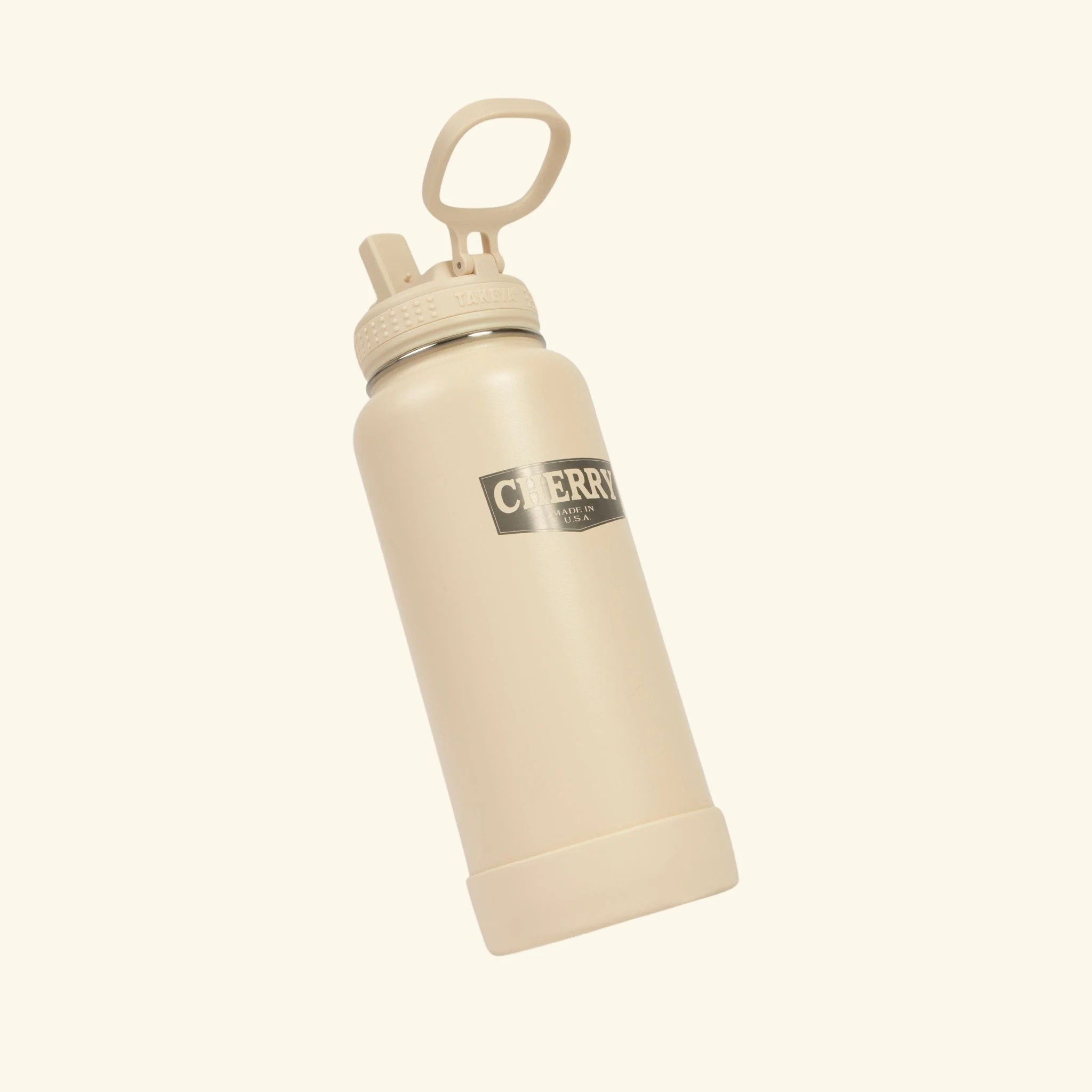 Cherry x Takeya 32oz Water Bottle (Oat Milk) - Image 5