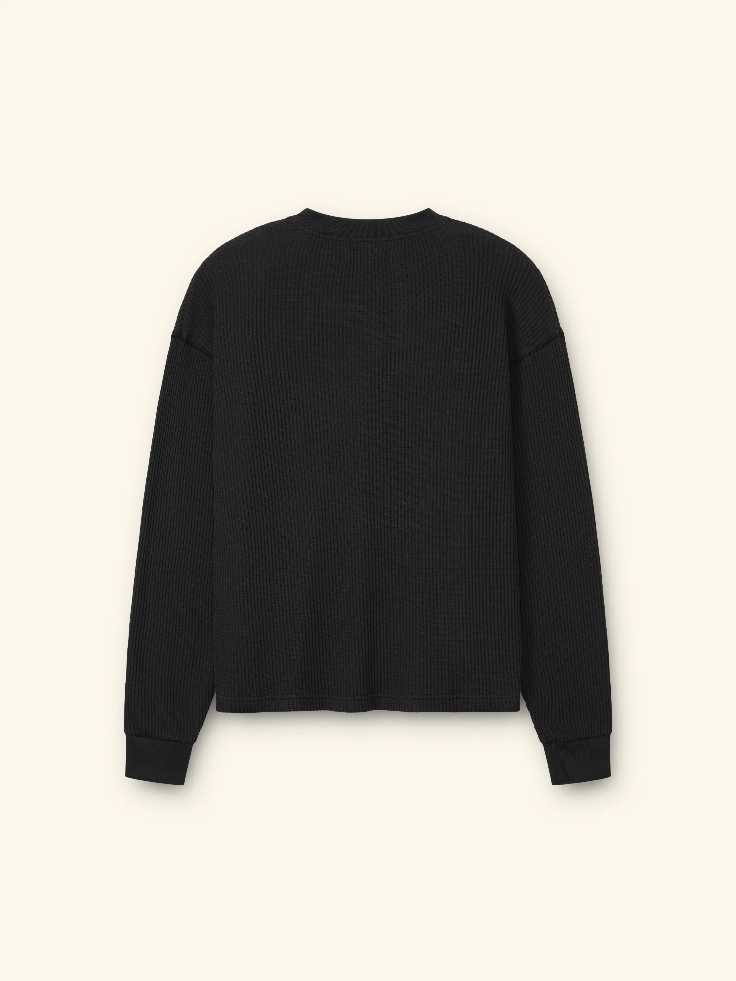 Chevron Logo Longsleeve Thermal (Black) - Image 5
