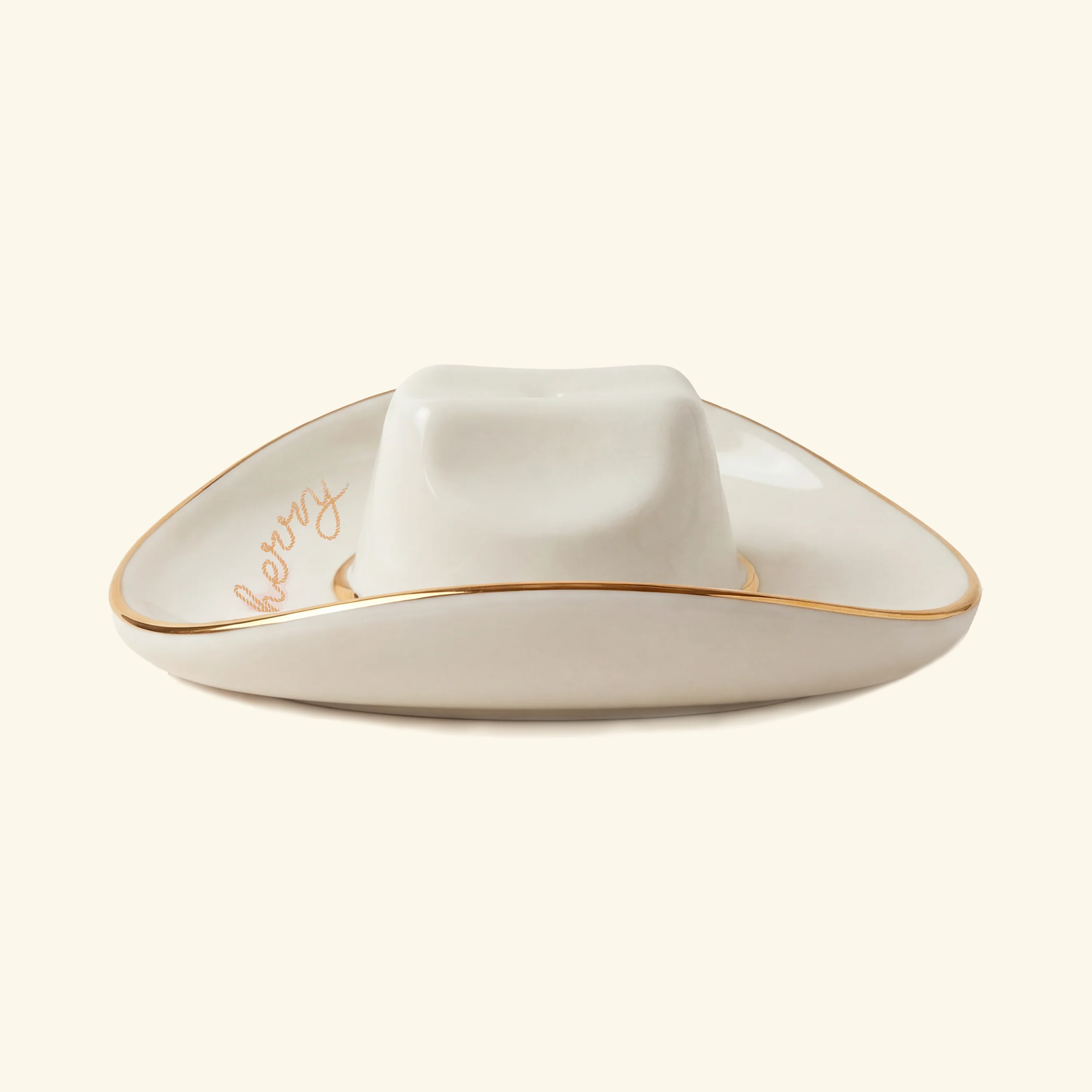 Cowboy Hat Incense Holder (Off-White) - Image 3