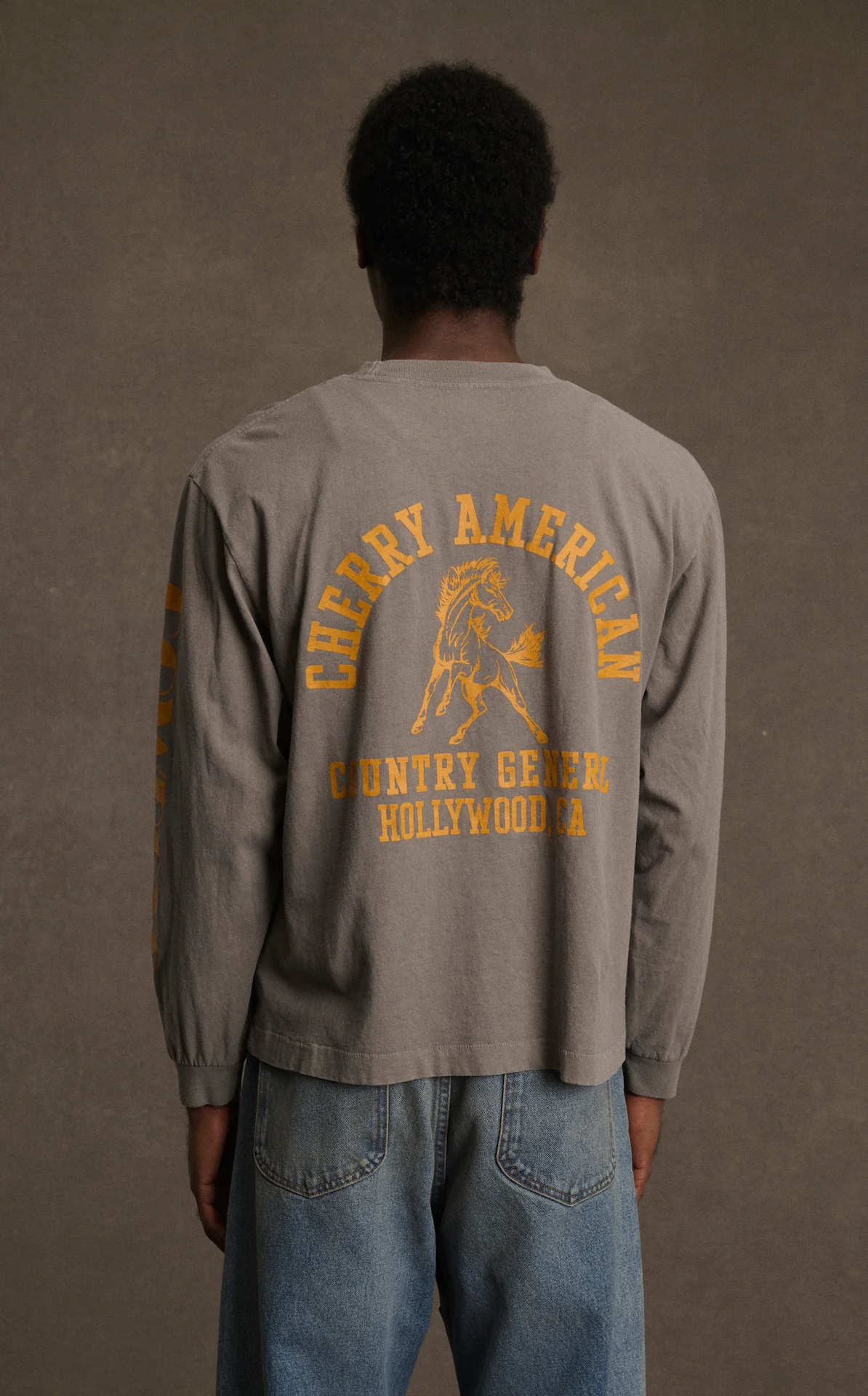 Cowboys Longsleeve Pocket T-Shirt (Steel) - Image 4