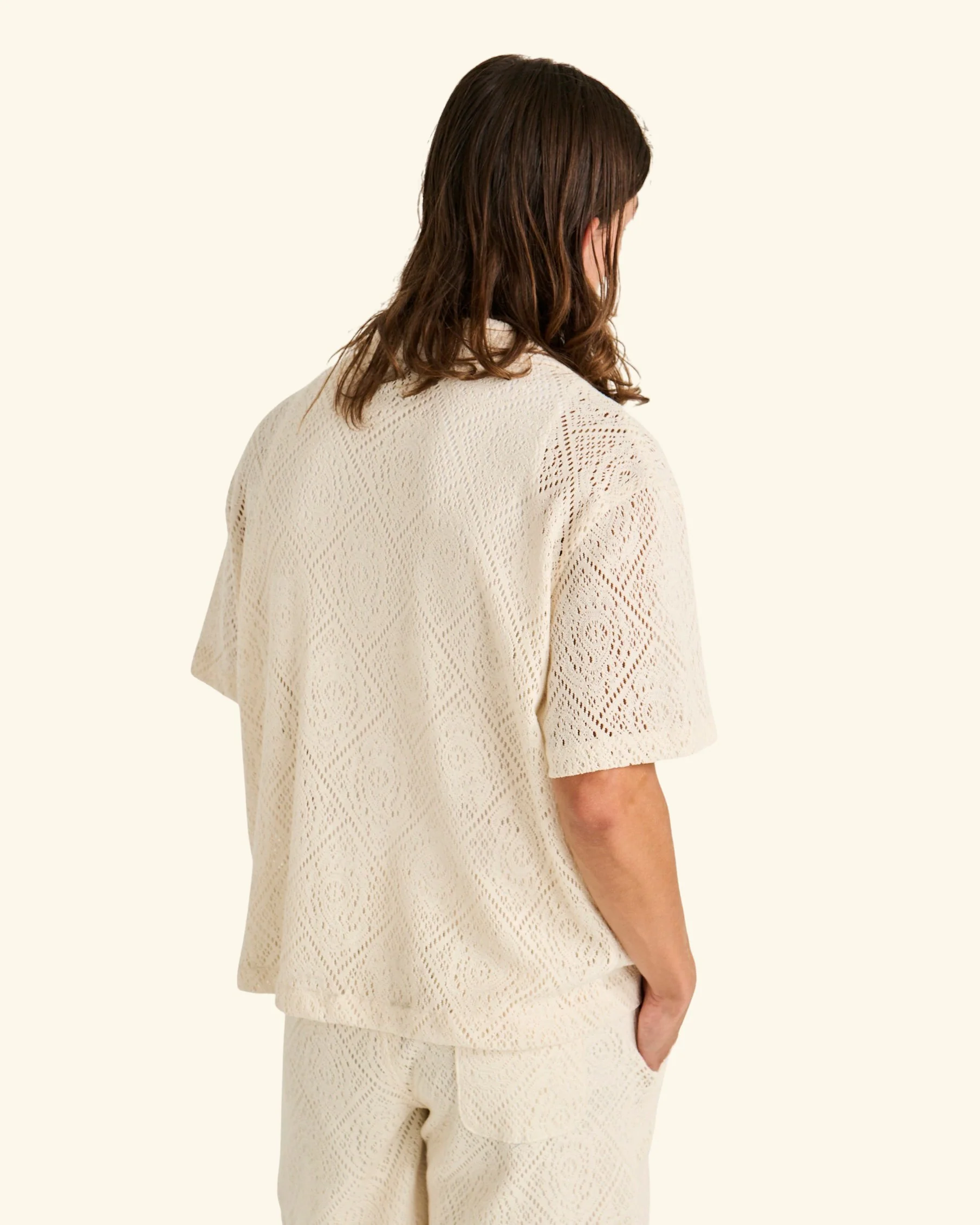 Crochet Lace Shirt - Image 4
