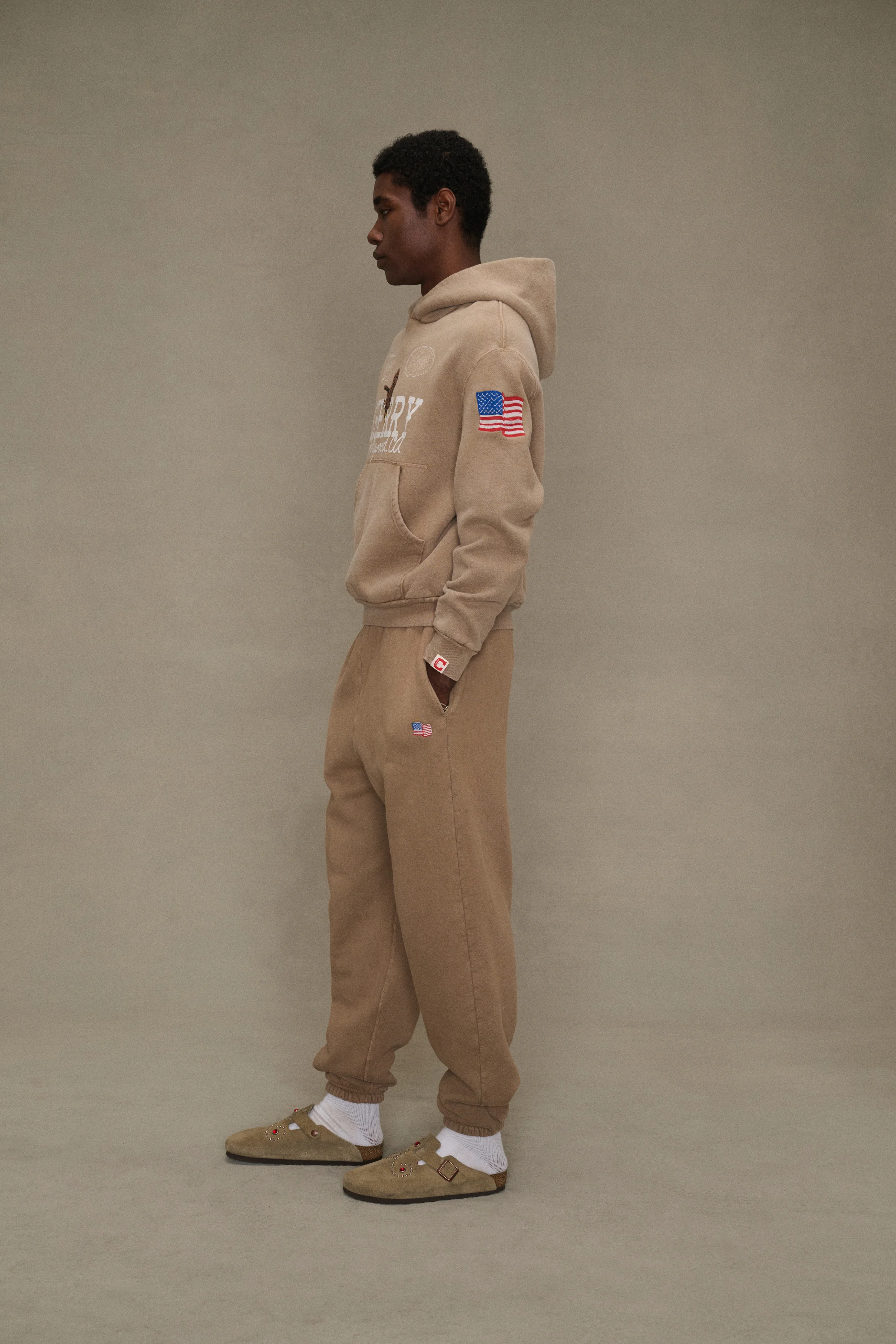 Hollywood Pullover Hoodie (Tan) - Image 5