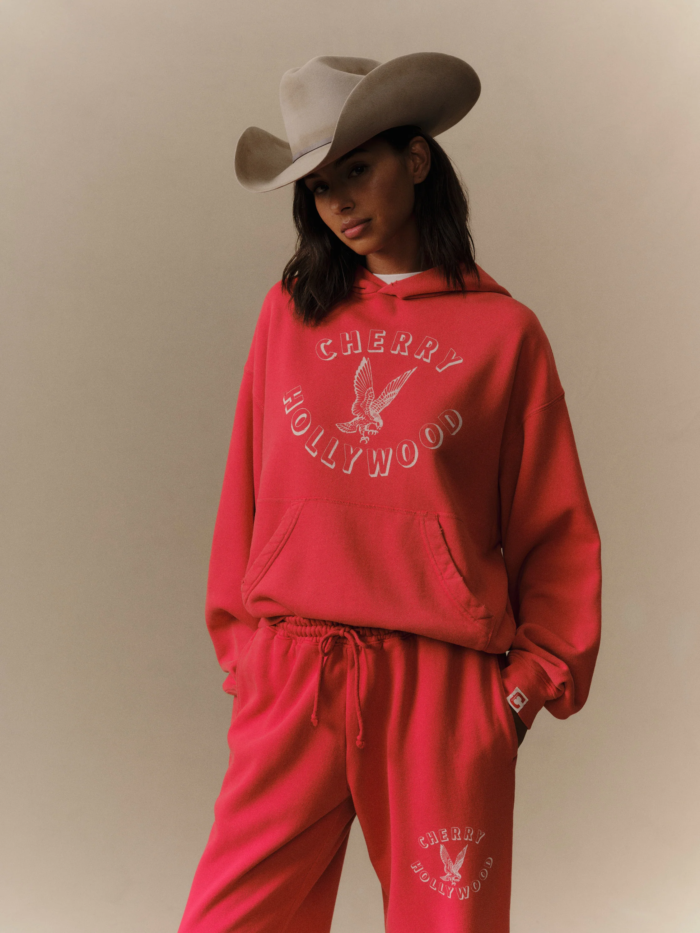 Hollywood Pullover Hoodie (Tomato) - Image 4