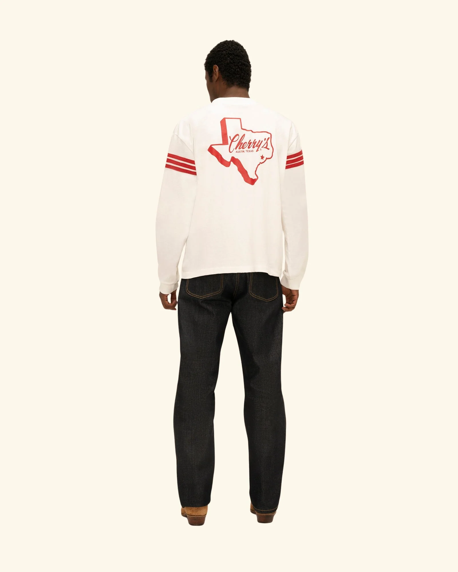 Austin Stripe Long Sleeve T-Shirt - Image 5