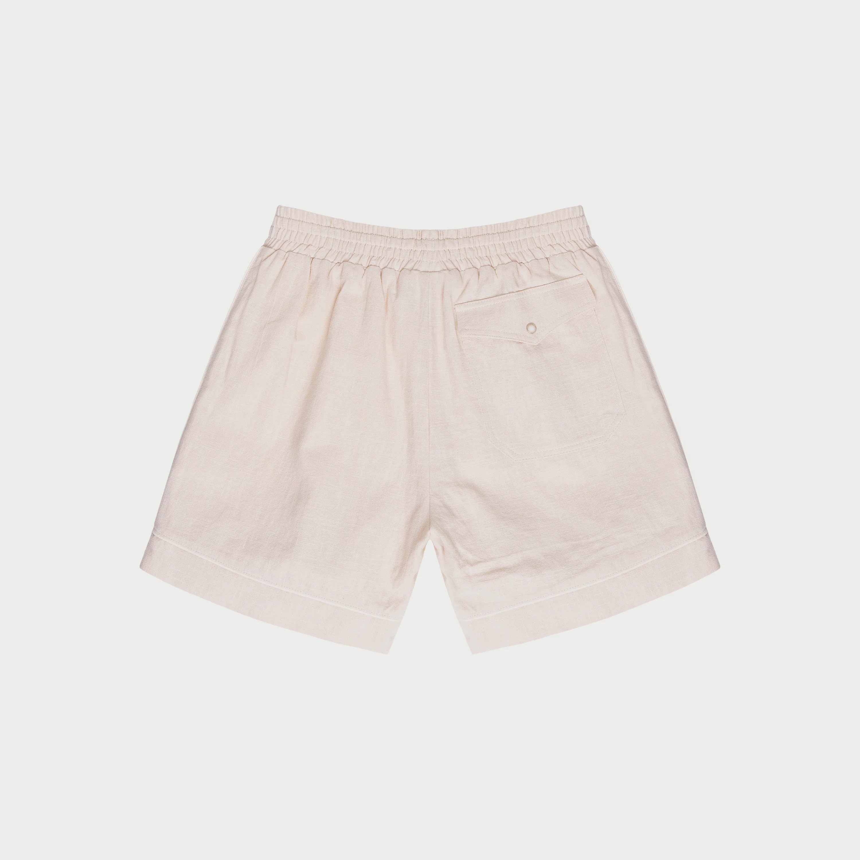 Linen Athletic Short (Camel) - Image 3