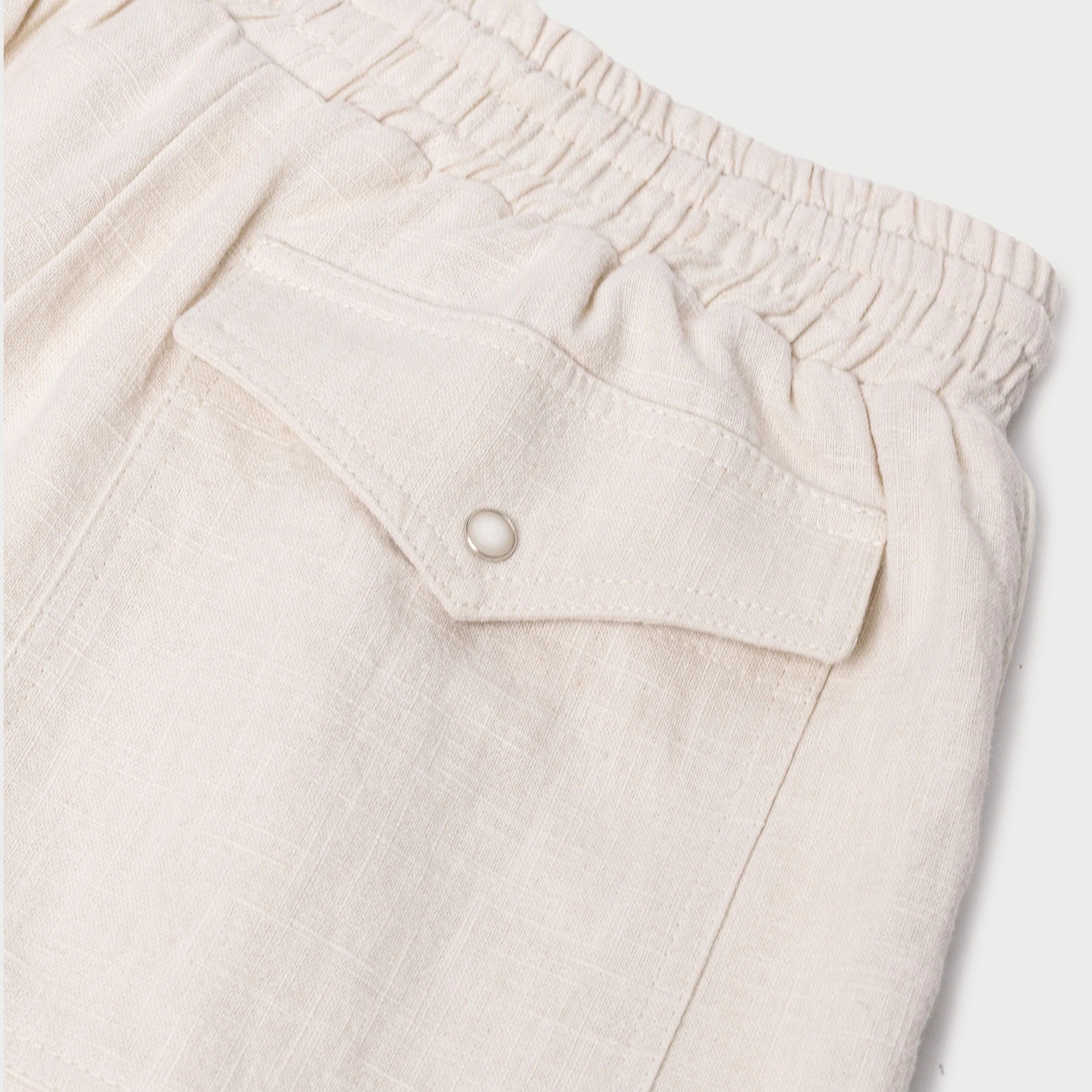 Linen Athletic Short (Camel) - Image 4