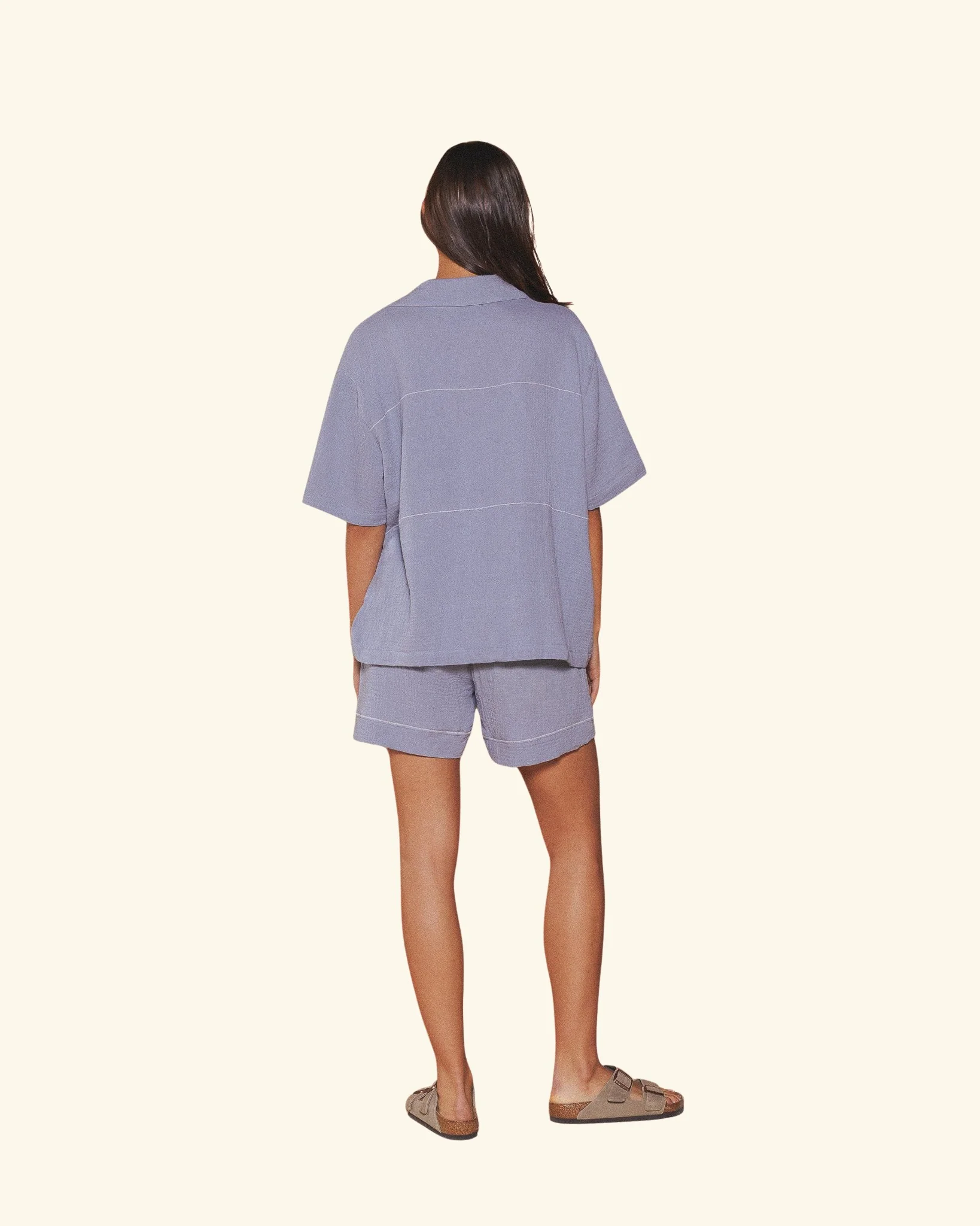 Embroidered Vacation Shirt (Pacific Blue) - Image 4