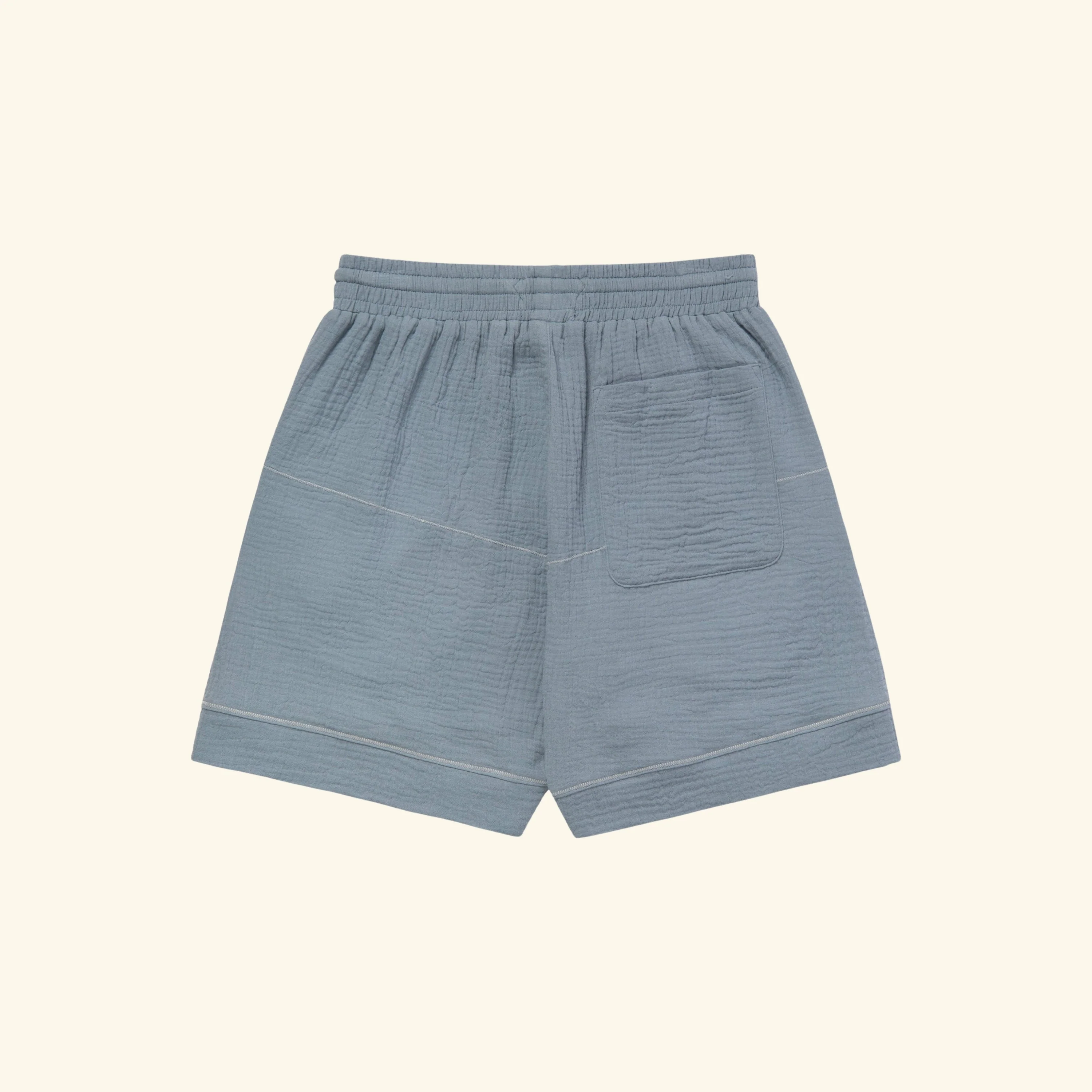Embroidered Vacation Shorts (Pacific Blue) - Image 3