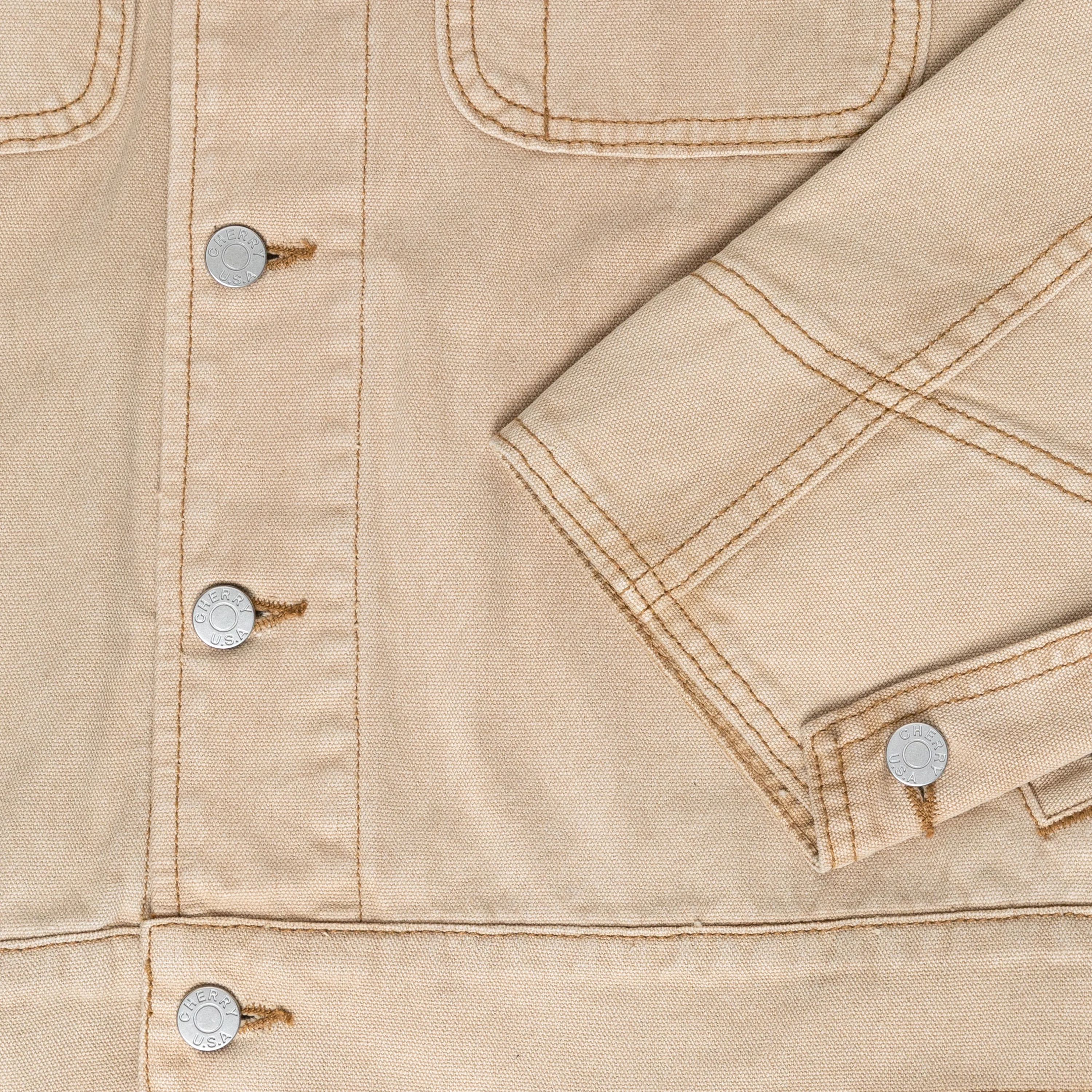 Canvas Mechanic Jacket (Sand) - Image 3