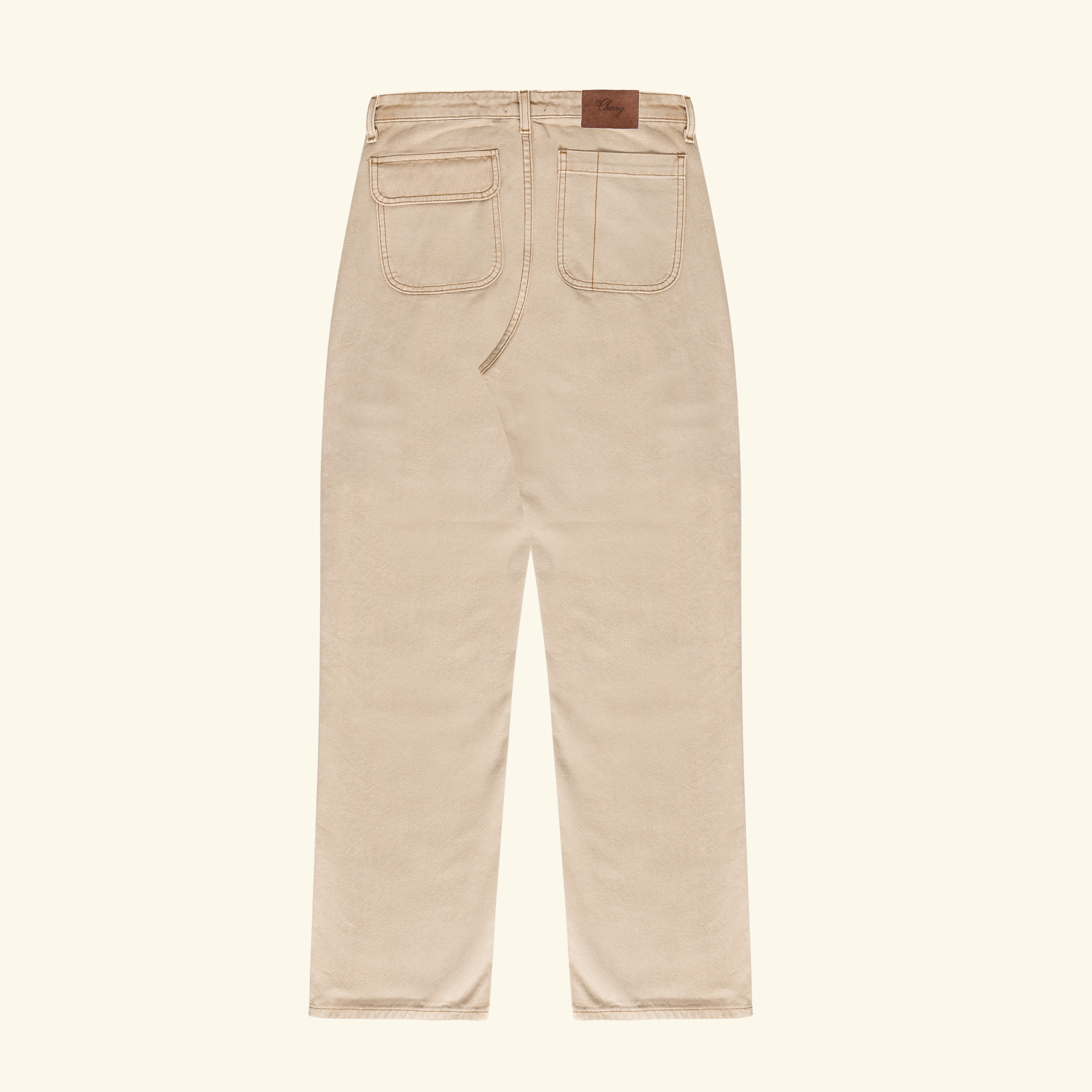 Canvas Mechanic Pants (Sand) - Image 4