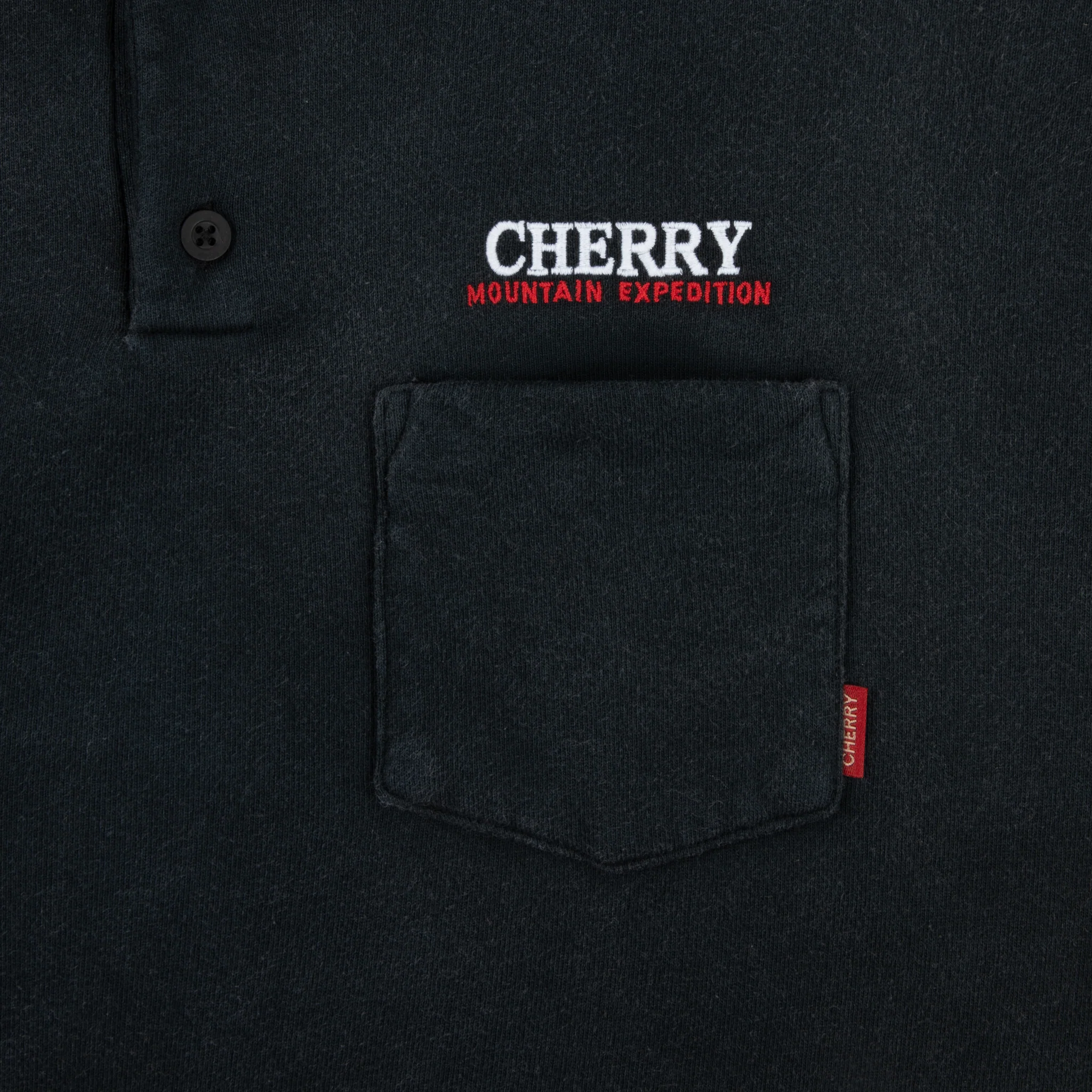 Mountain Expedition L/S Polo Fleece (Black) - Image 3