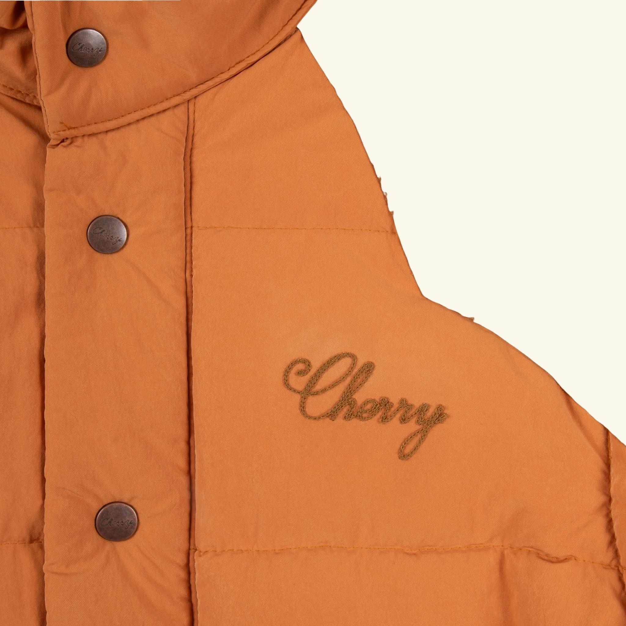 Mountain Puffer Jacket (Orange) - Image 3