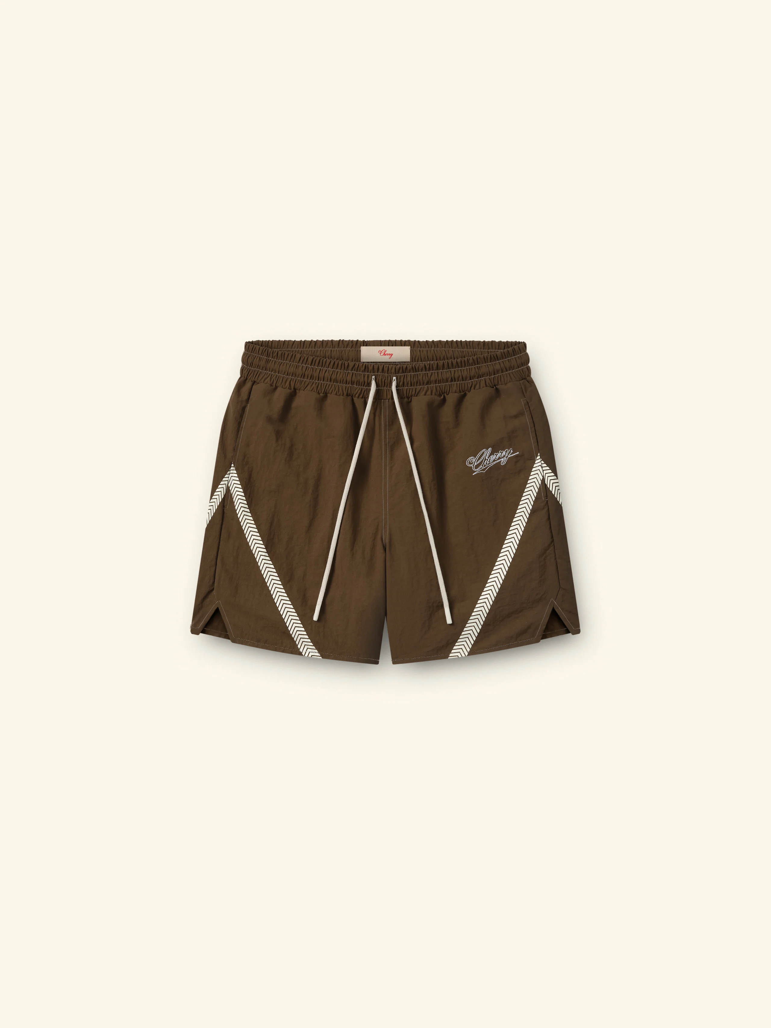 Nylon Running Shorts (Brown)