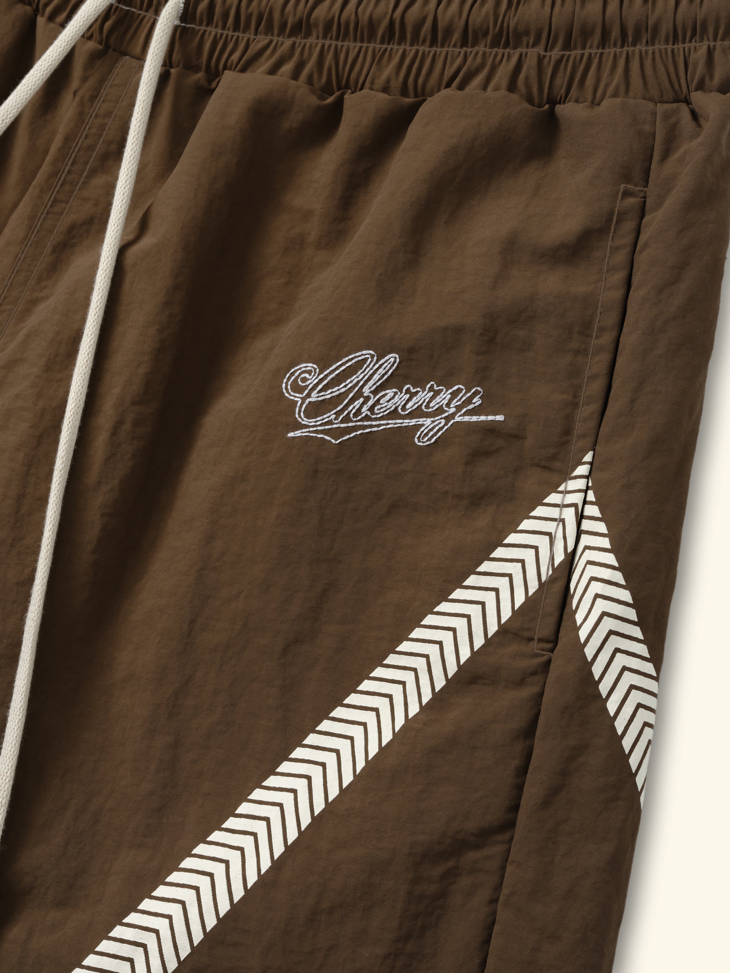 Nylon Running Shorts (Brown) - Image 6