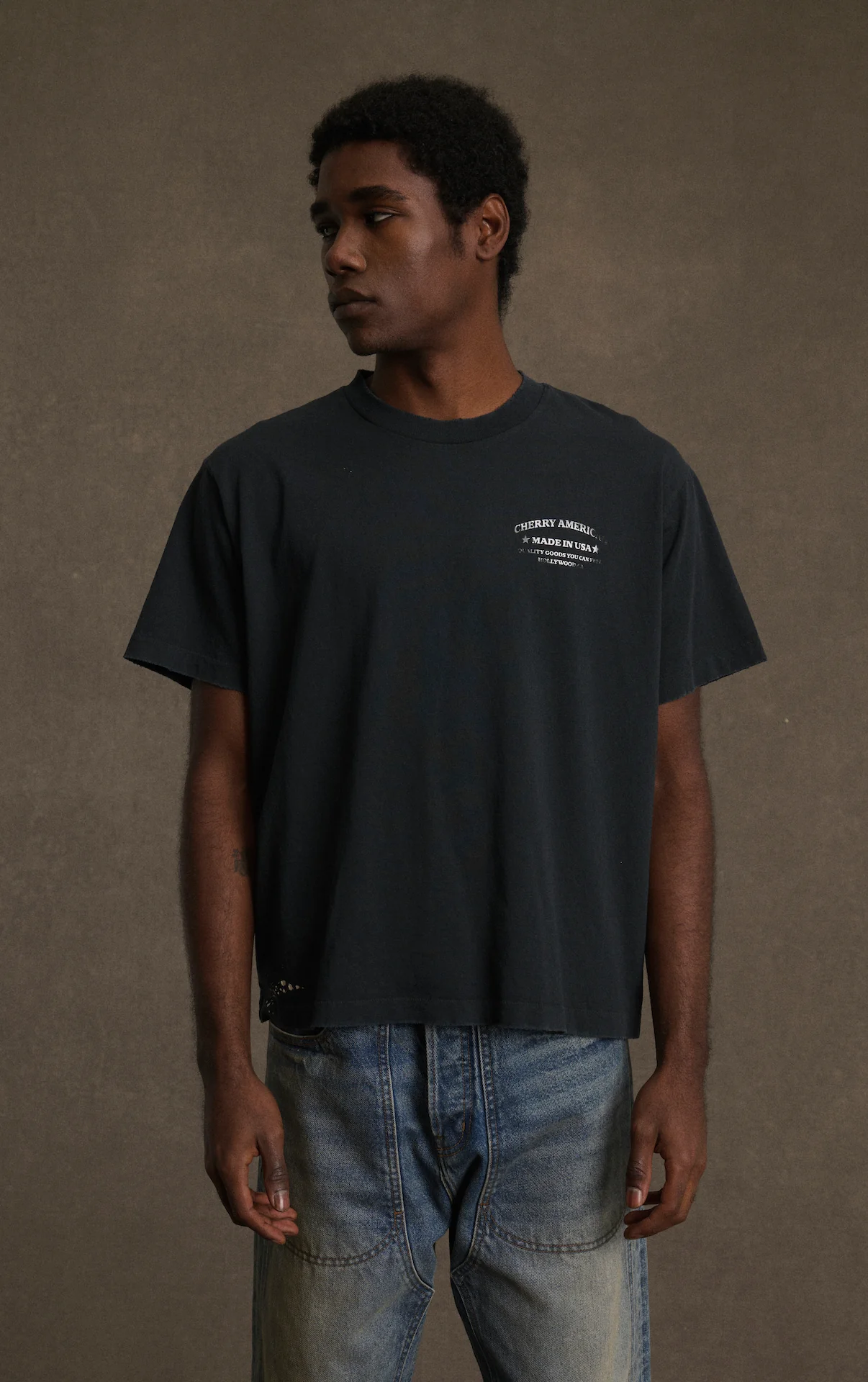 Ranch Wear Boxy T-Shirt (Vintage Black) - Image 2