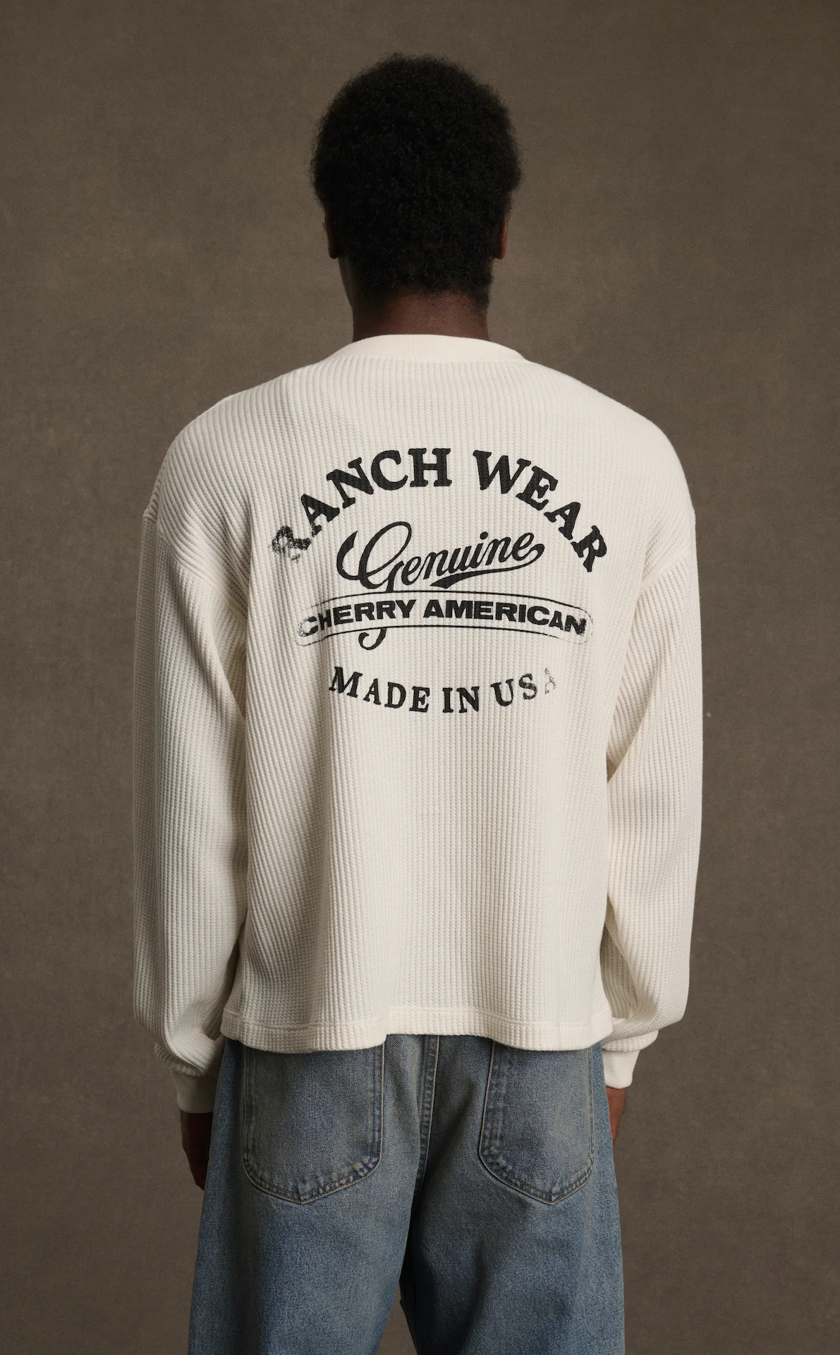 Ranch Wear Pocket Boxy Thermal (Natural) - Image 3