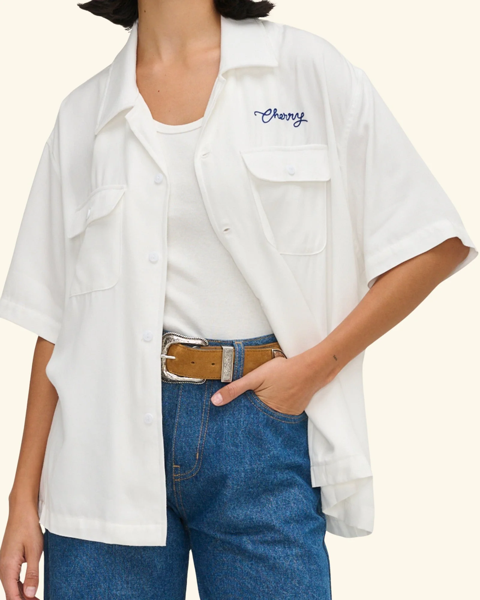 Red Bull Racing Mechanic Bowling Shirt - Image 5