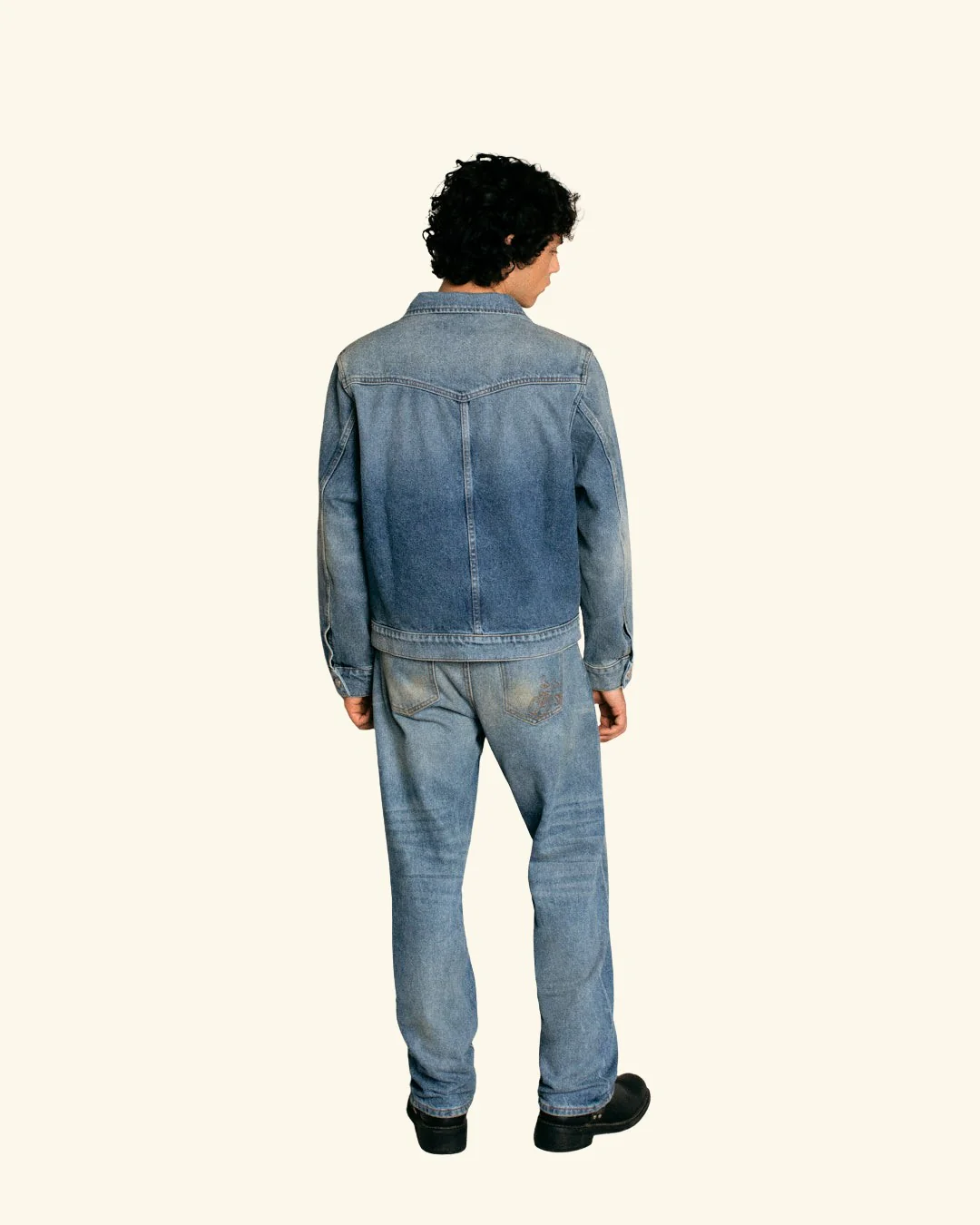 Relaxed 5 Pocket Denim (Indigo) - Image 3