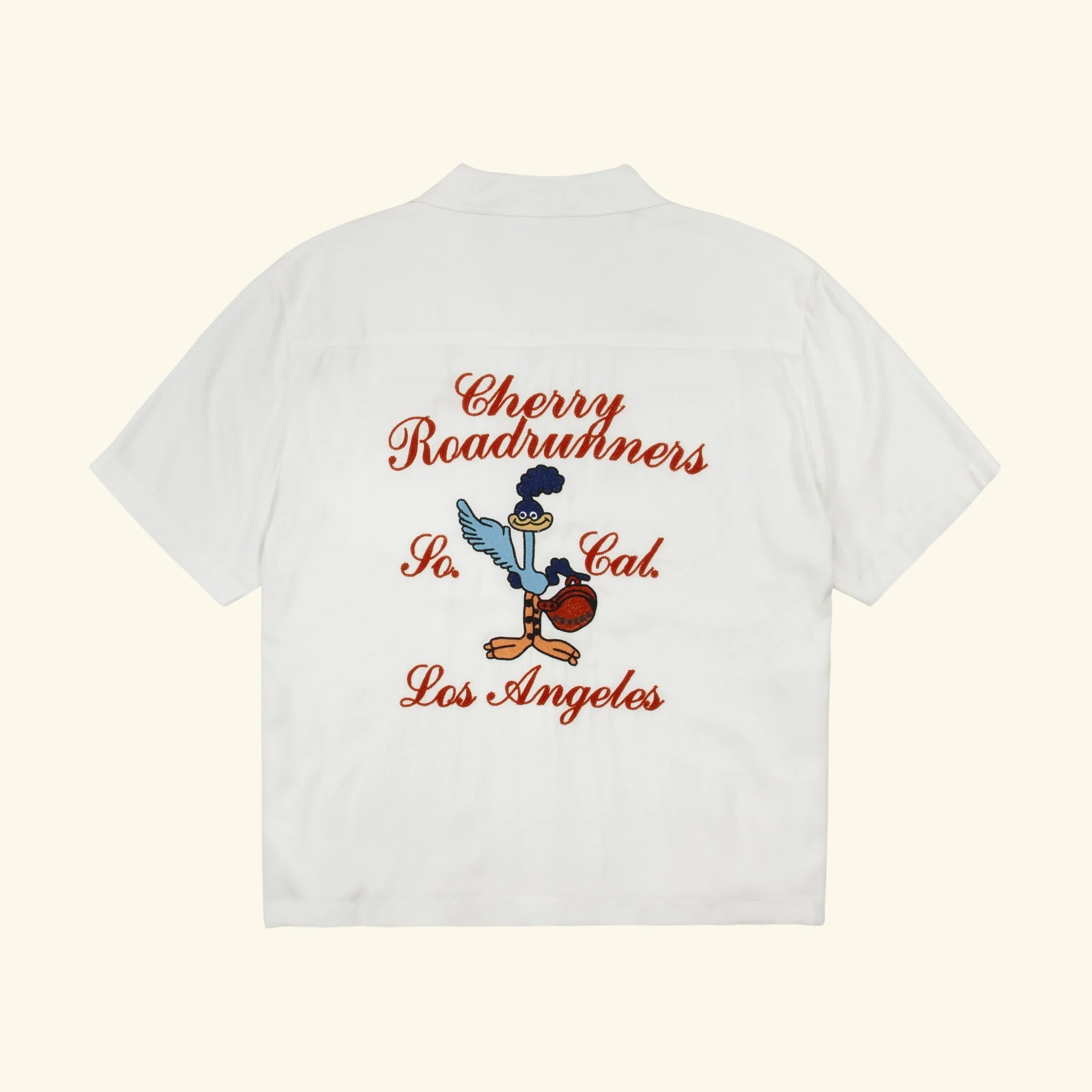 Roadrunner Bowling Shirt (White)