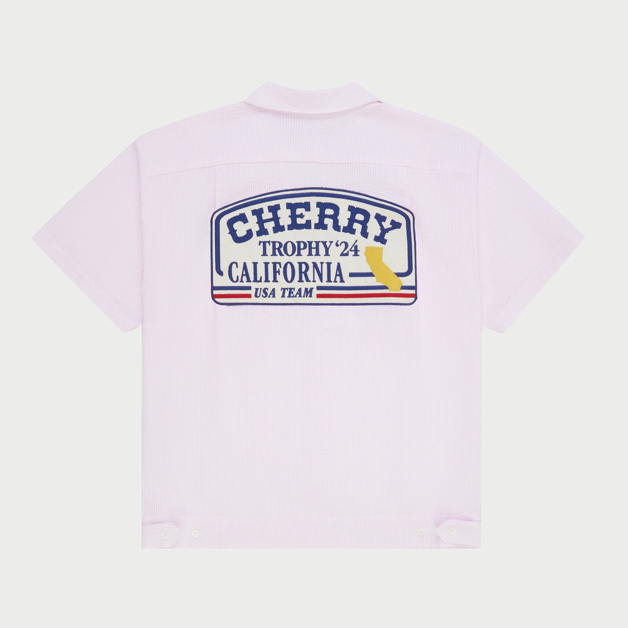Seersucker Trophy Mechanic Shirt - Image 2