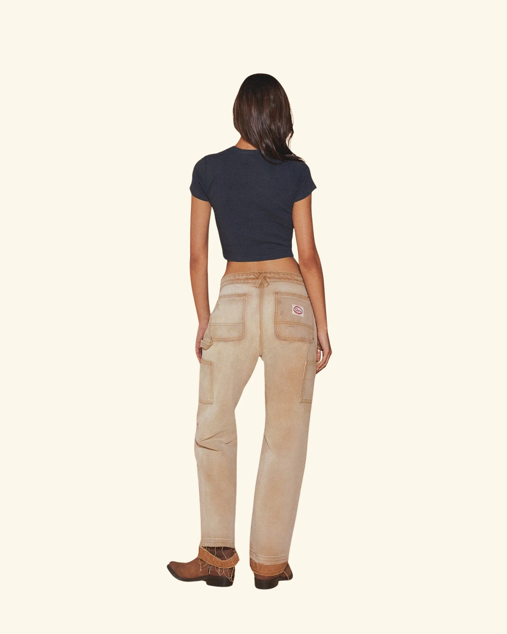 Sun-Faded Painter Pants (Tan) - Image 4