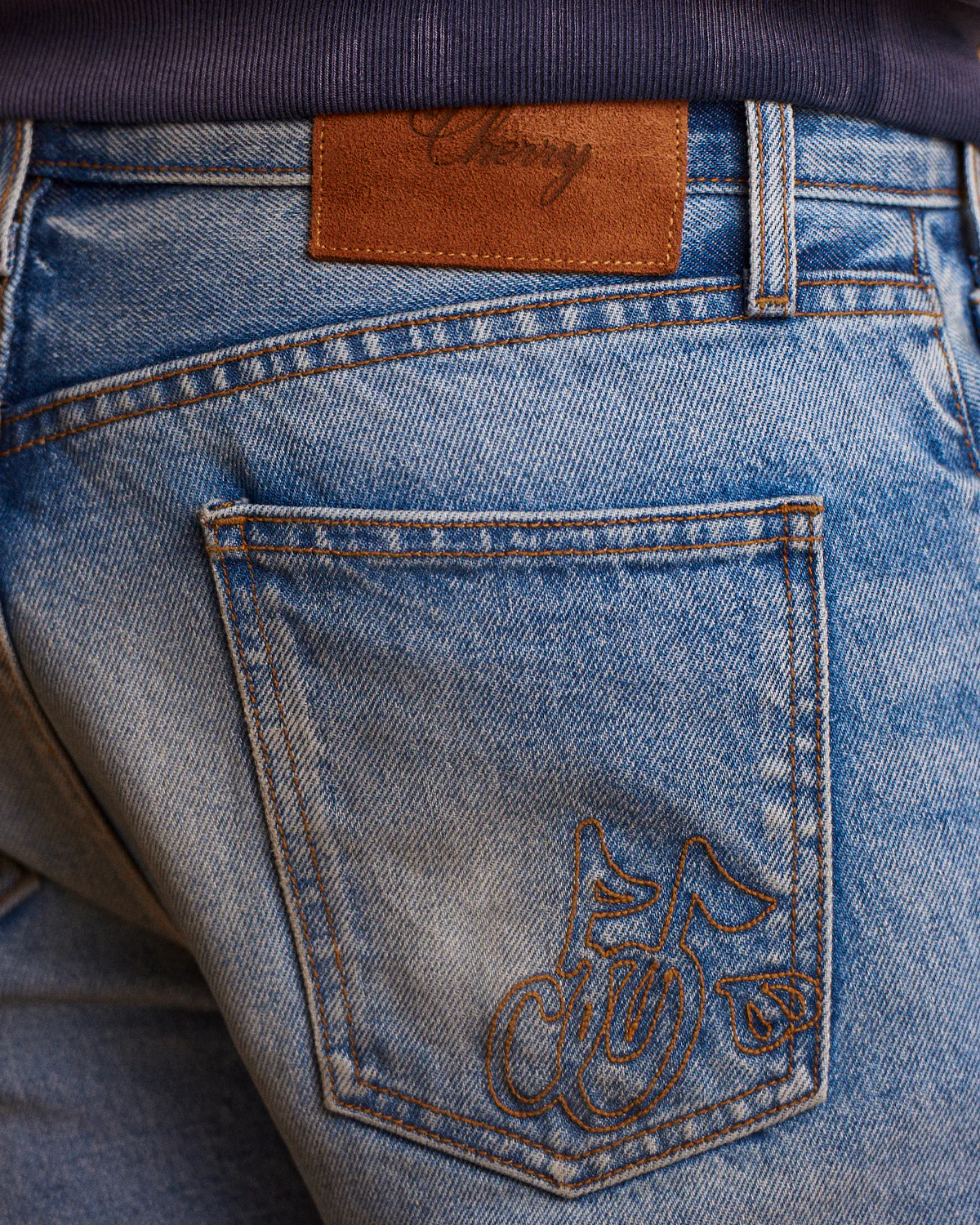 Straight Leg 5 Pocket Denim (Indigo) - Image 6