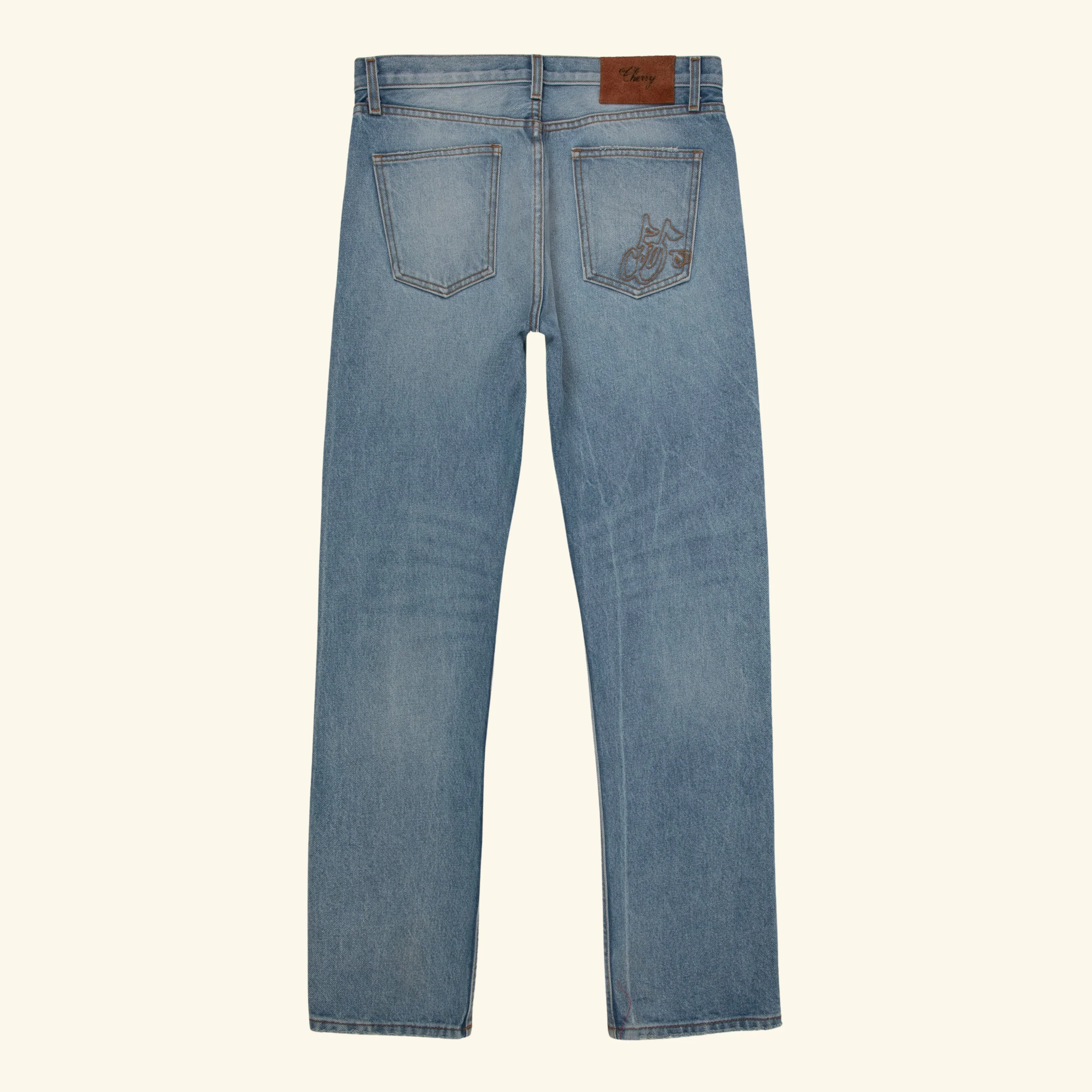Straight Leg 5 Pocket Denim (Indigo) - Image 6