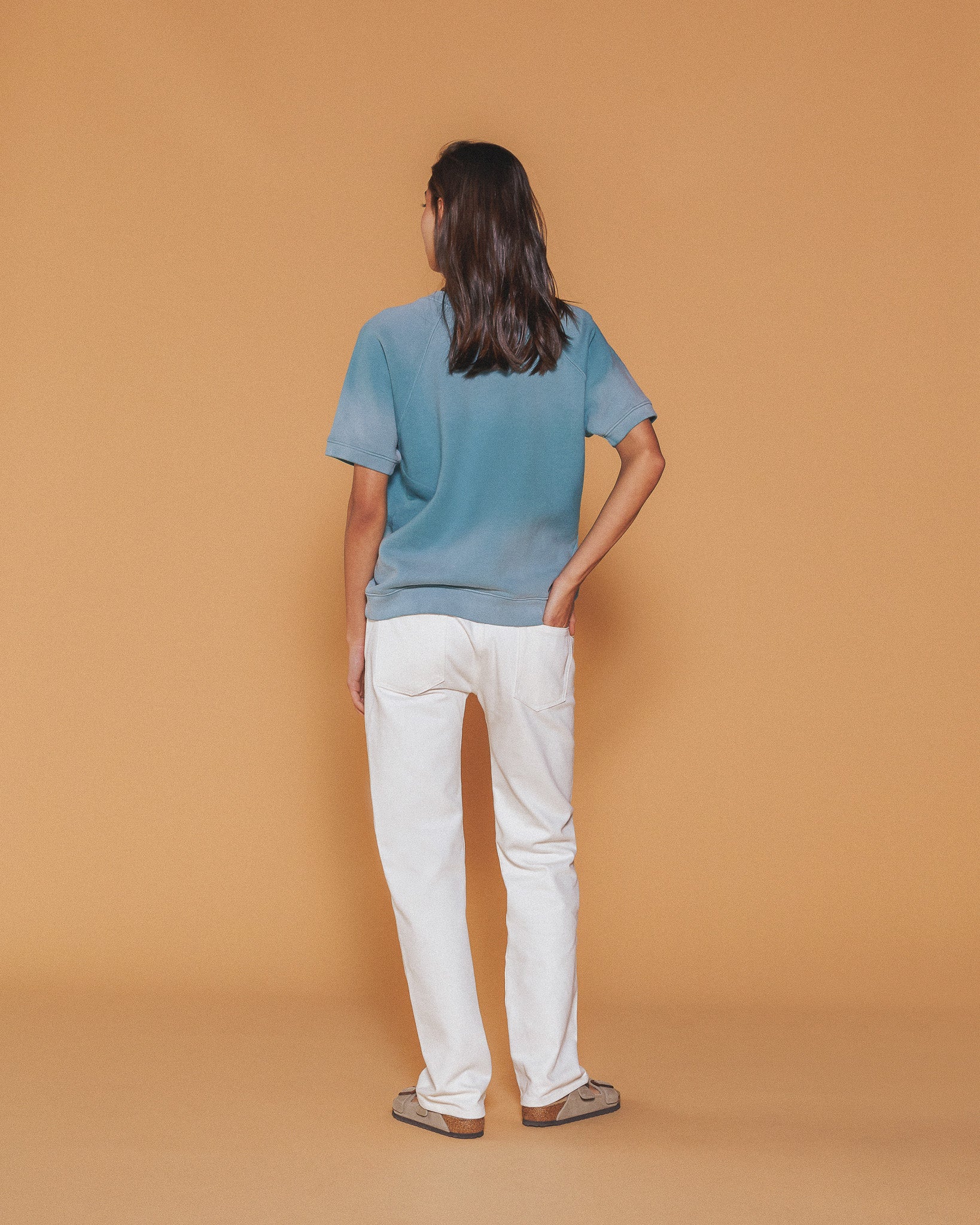 Straight Leg 5 Pocket Denim (White) - Image 4