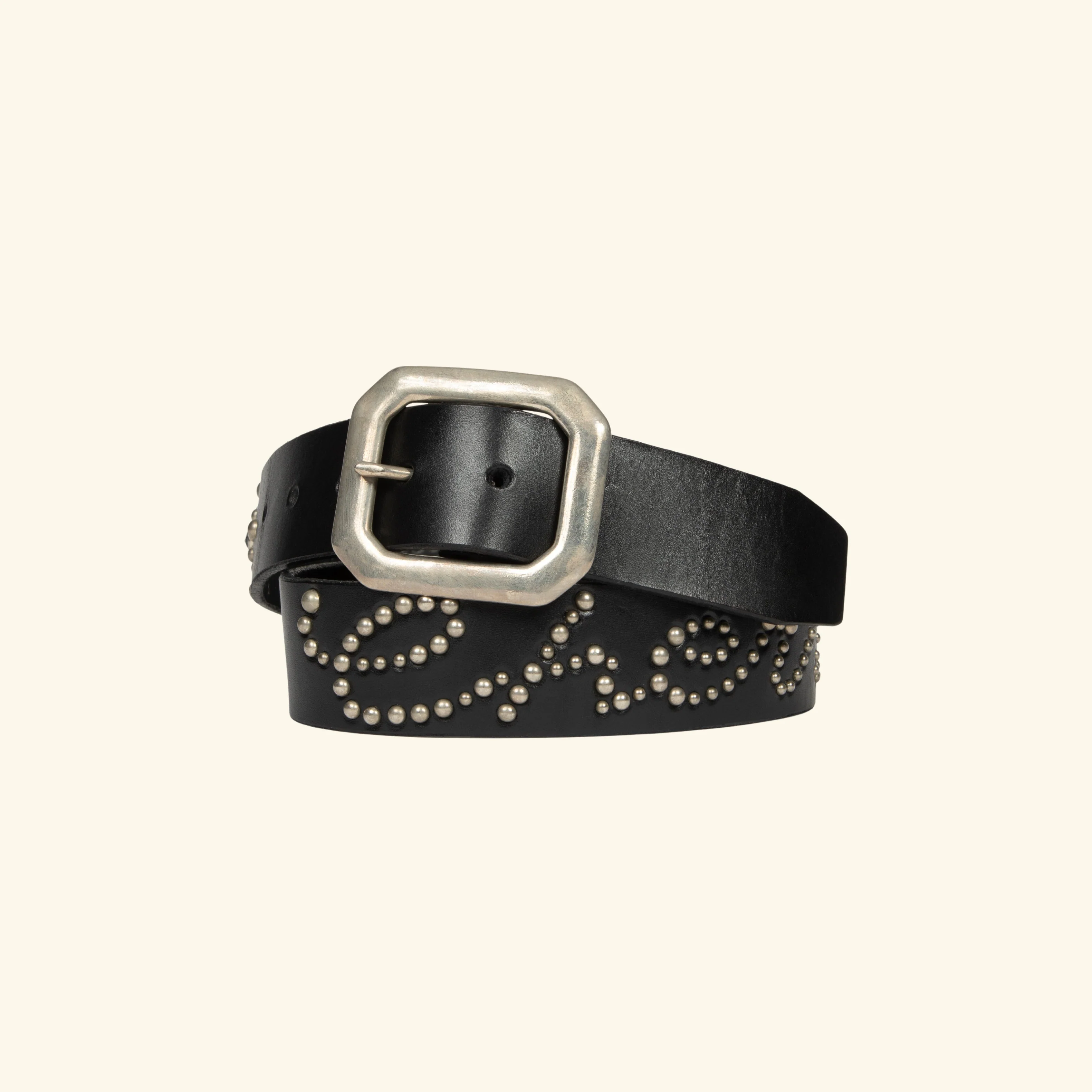 Cherry Studded Leather Belt - Image 3