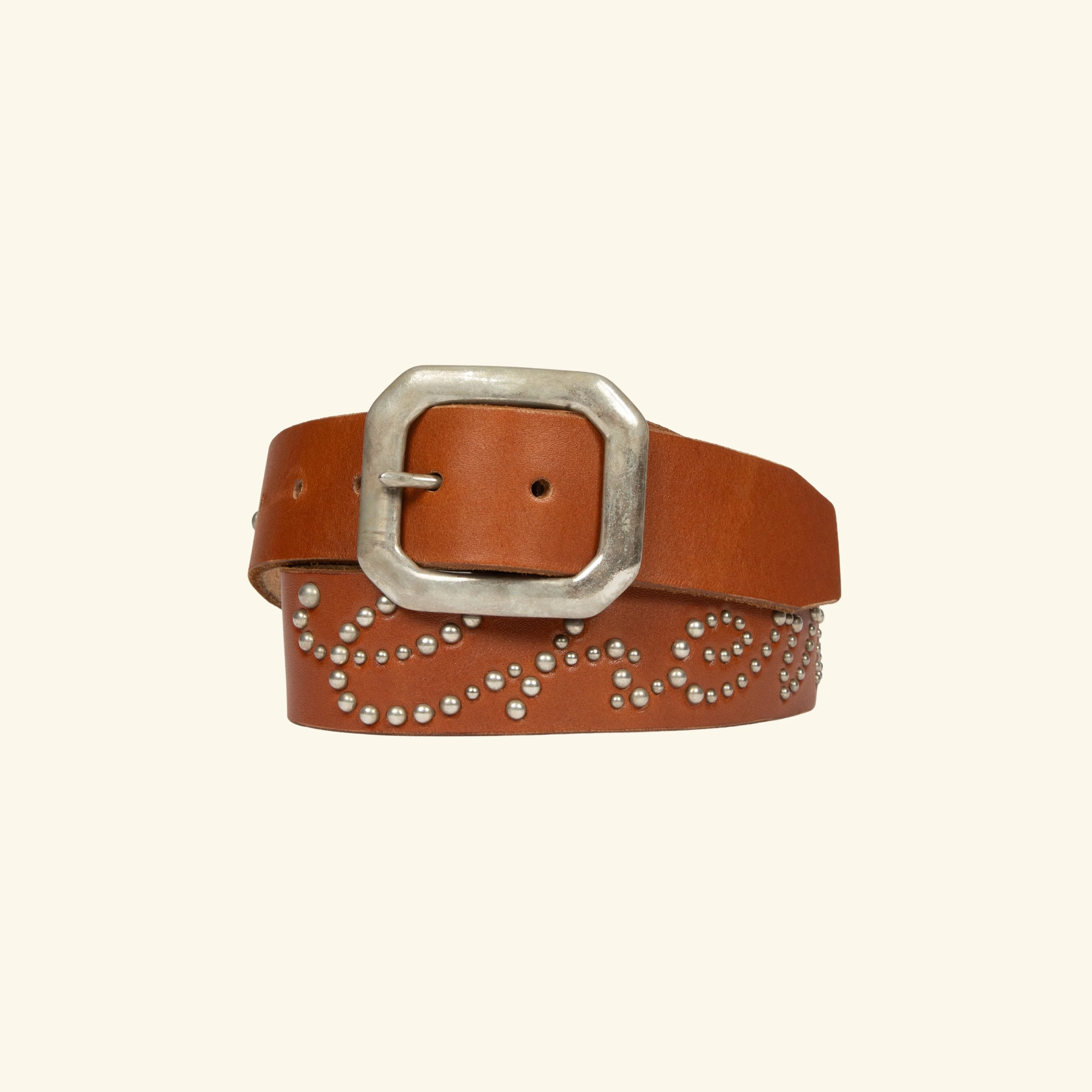 Cherry Studded Leather Belt - Image 3