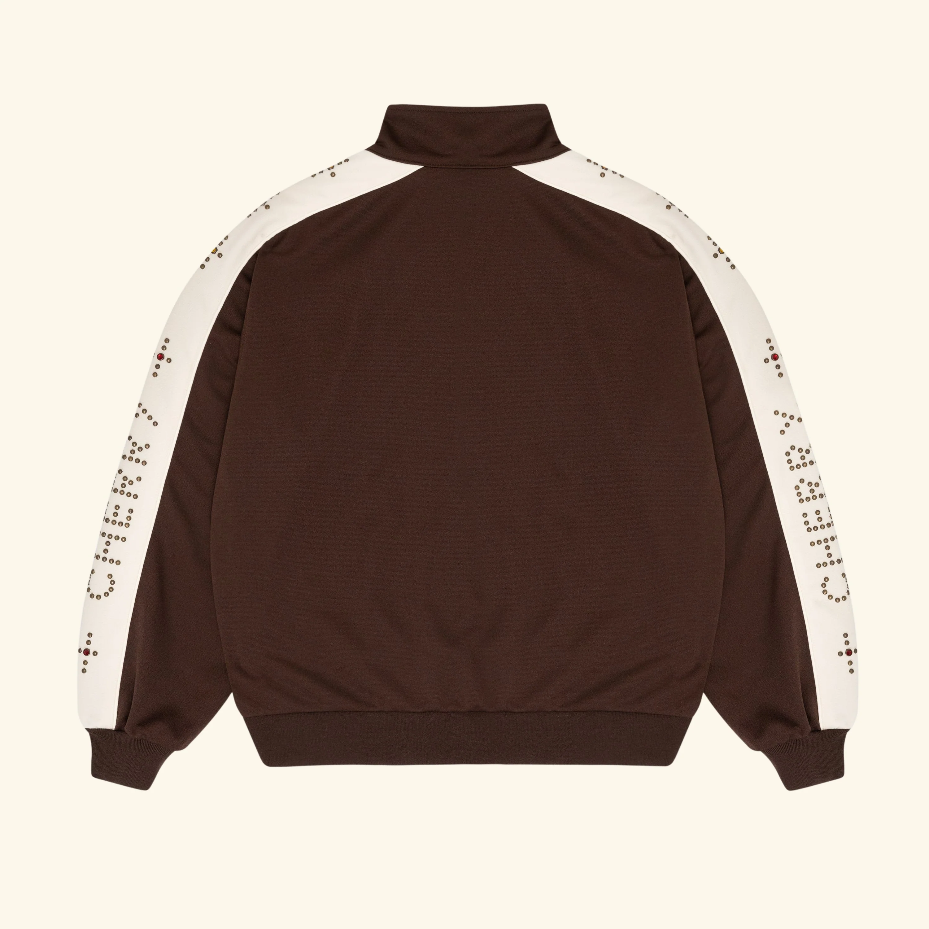 Studded Track Jacket (Brown) - Image 2