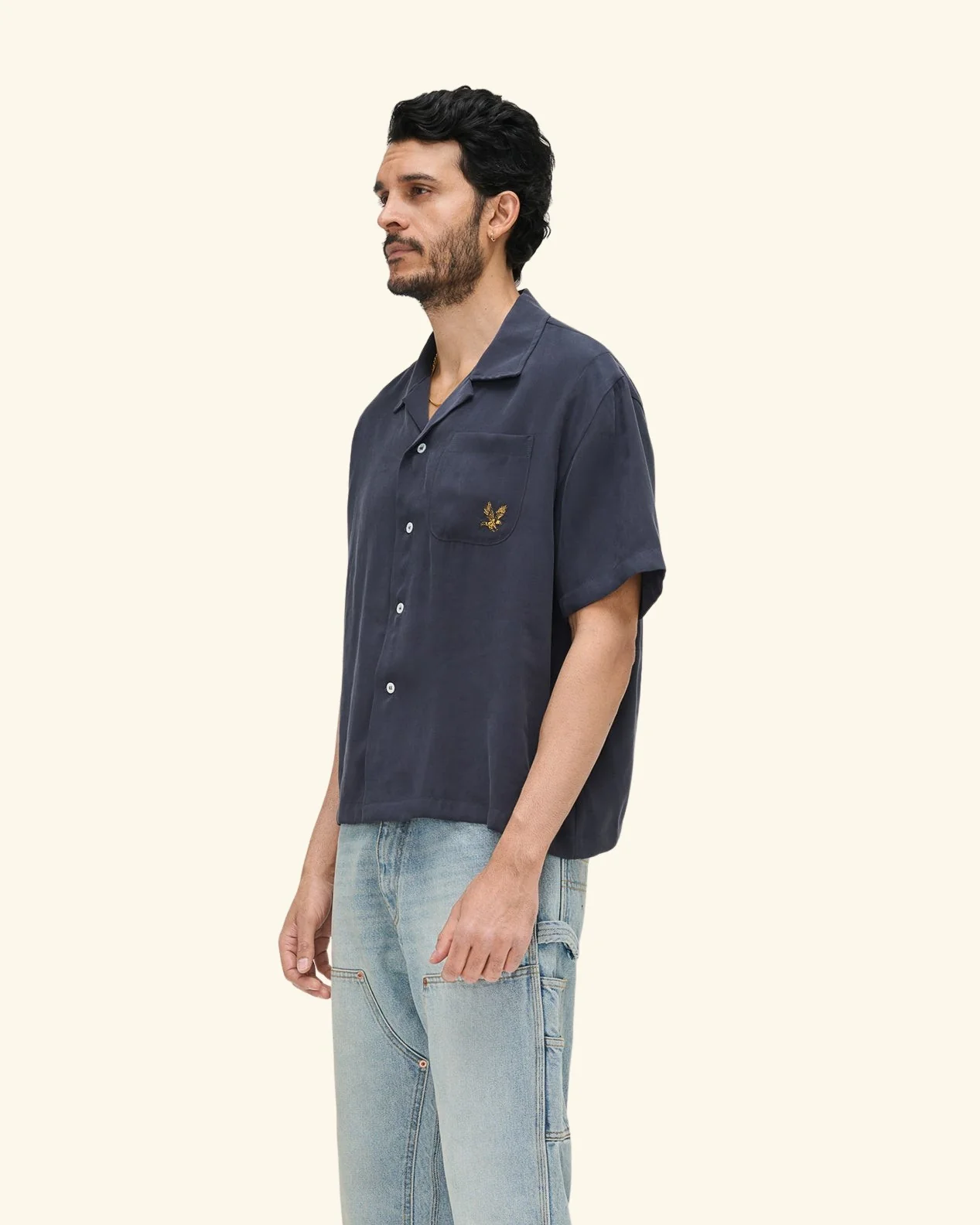 Tencel Bowling Shirt (Vintage Black) - Image 6