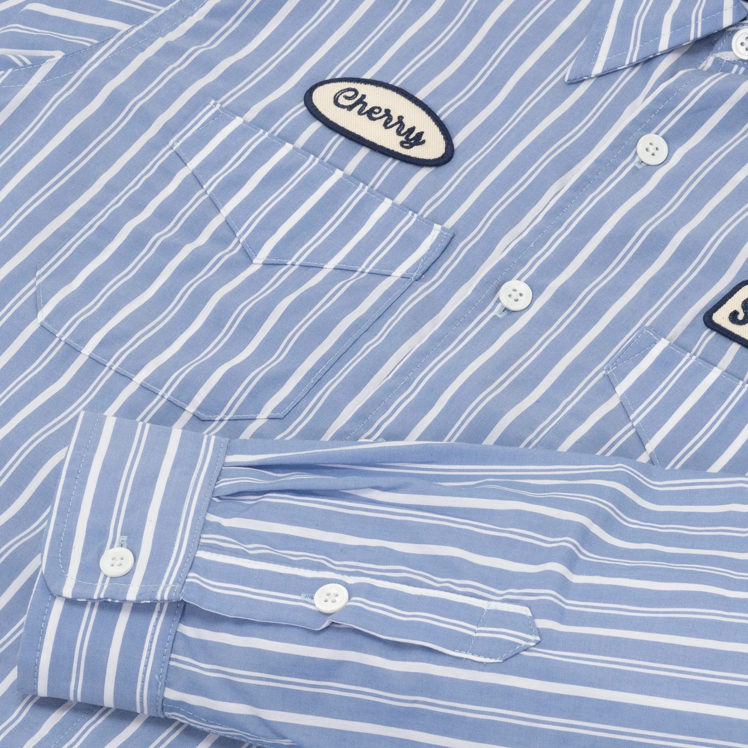 Tencel Mechanic Shirt (Blue) - Image 4
