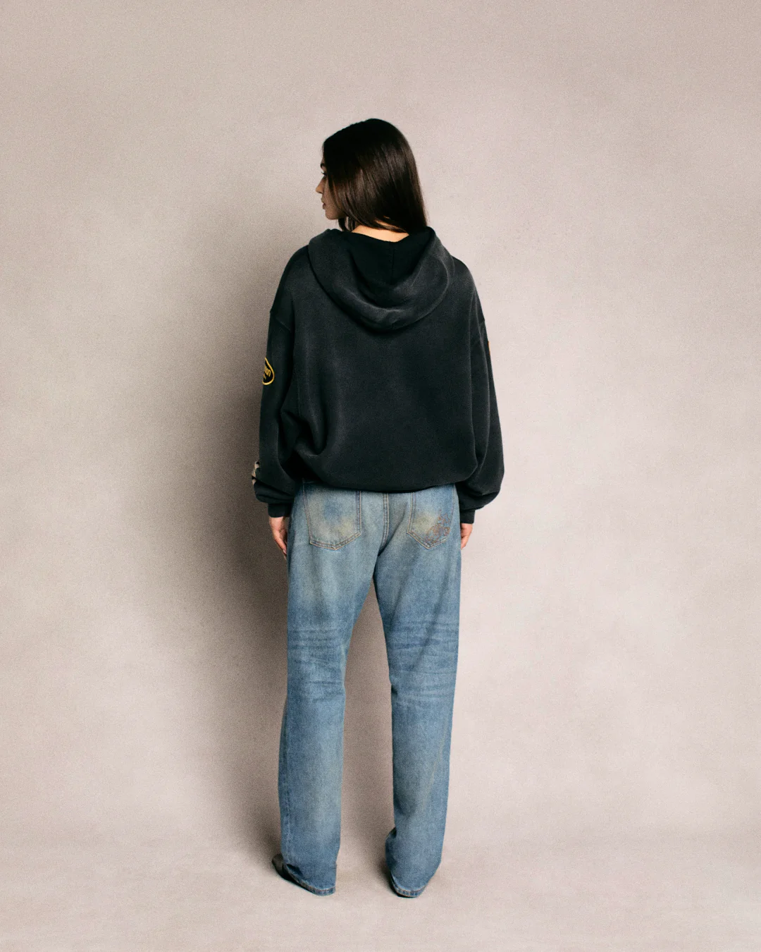Vanson Hoodie (Vintage Black) - Image 8