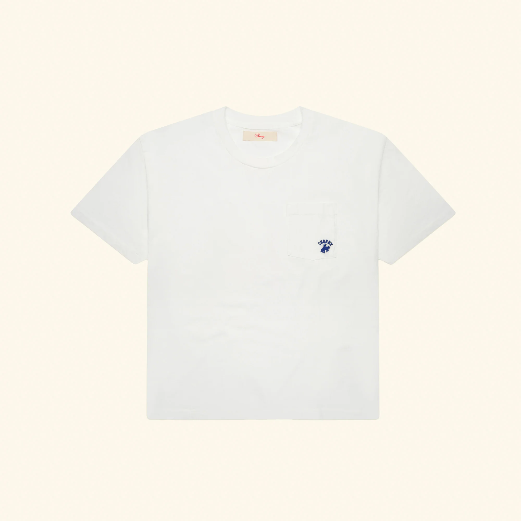 Western Athletic Classic Pocket T-Shirt (Vintage White)