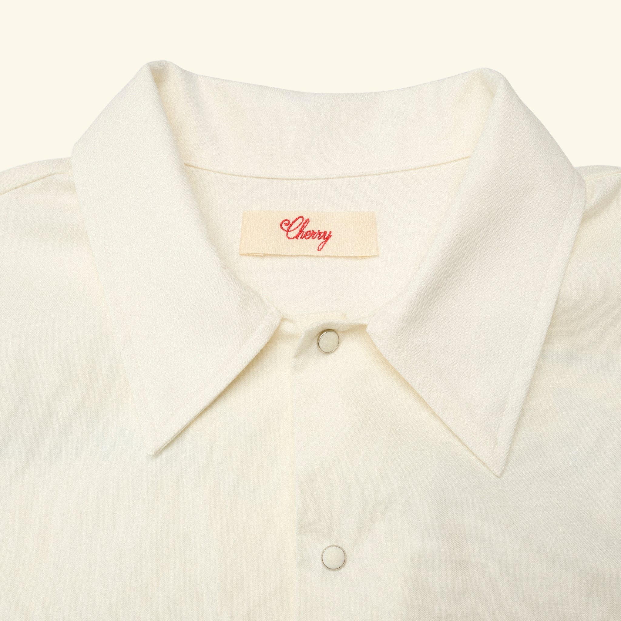 Western Twill Mechanic Shirt (White) - Image 3